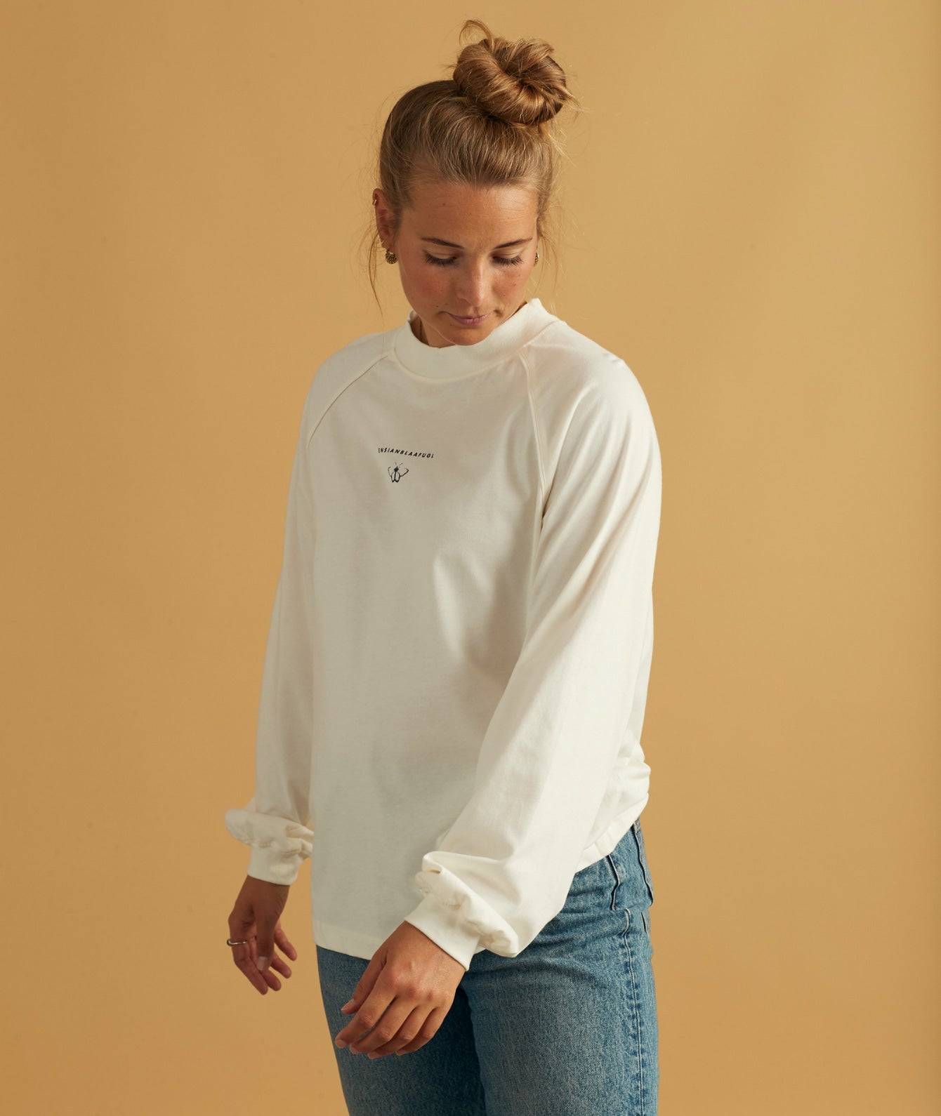 11059 | Elsk Ensian Esther Women'S Ls Tee | Off White