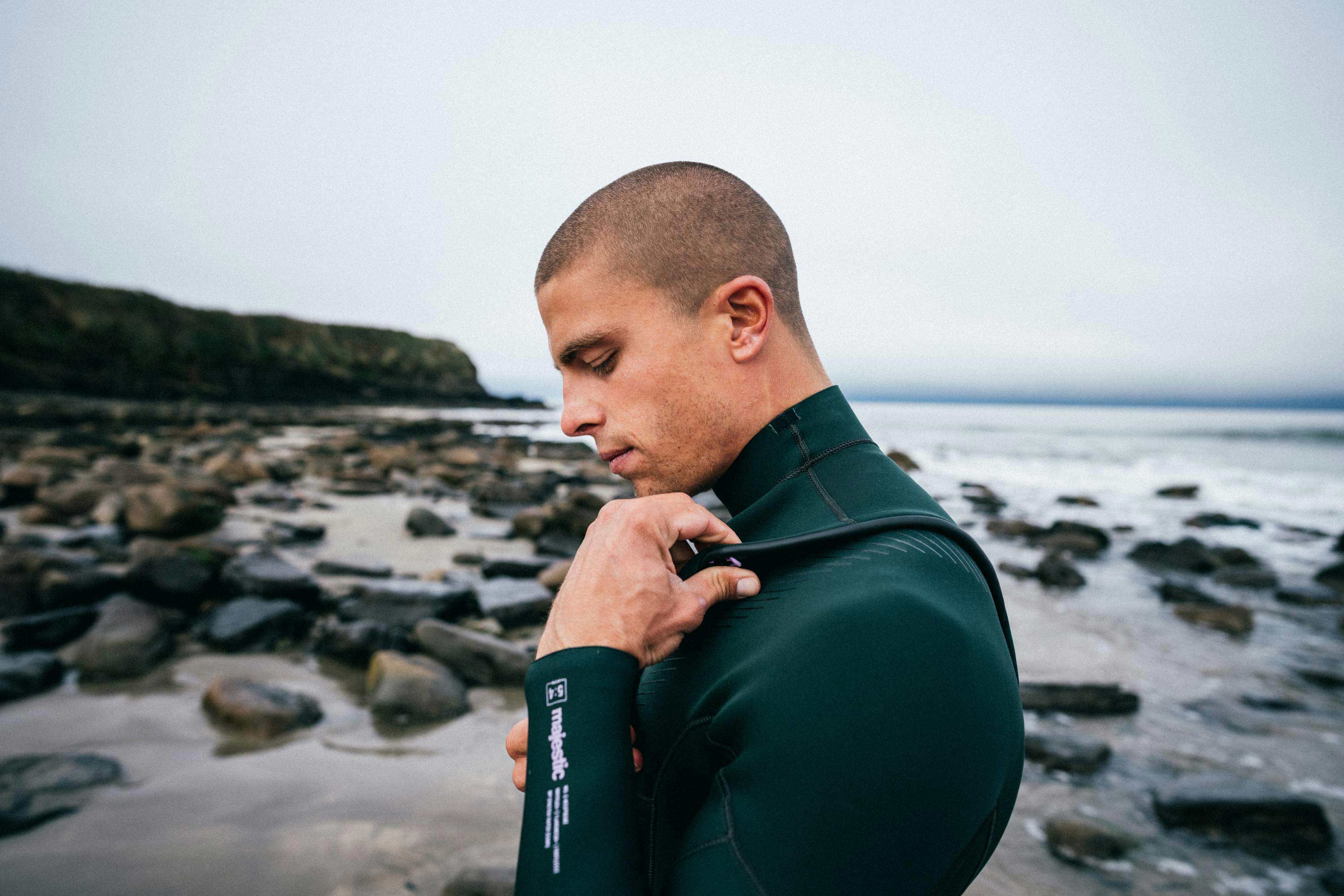 Majestic Fullsuit 5/4mm Fzip 2025 - Cypress Green