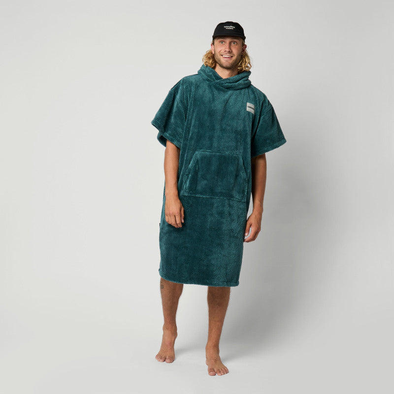 Poncho Teddy - Türkis