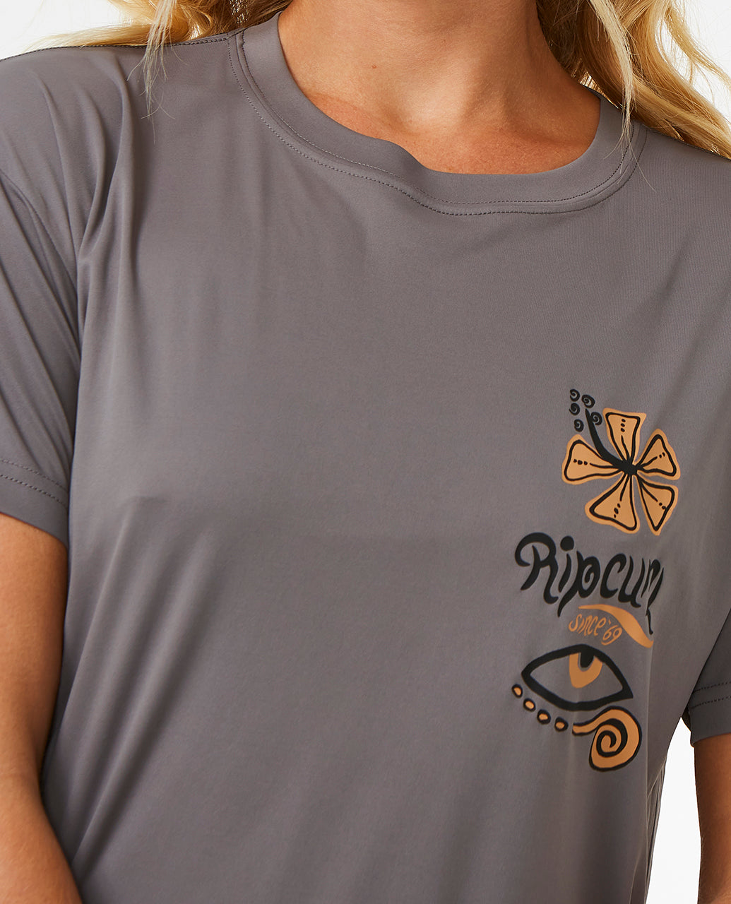 Lässiges, lässiges Sommer-UpF-T-Shirt für den Urlaub