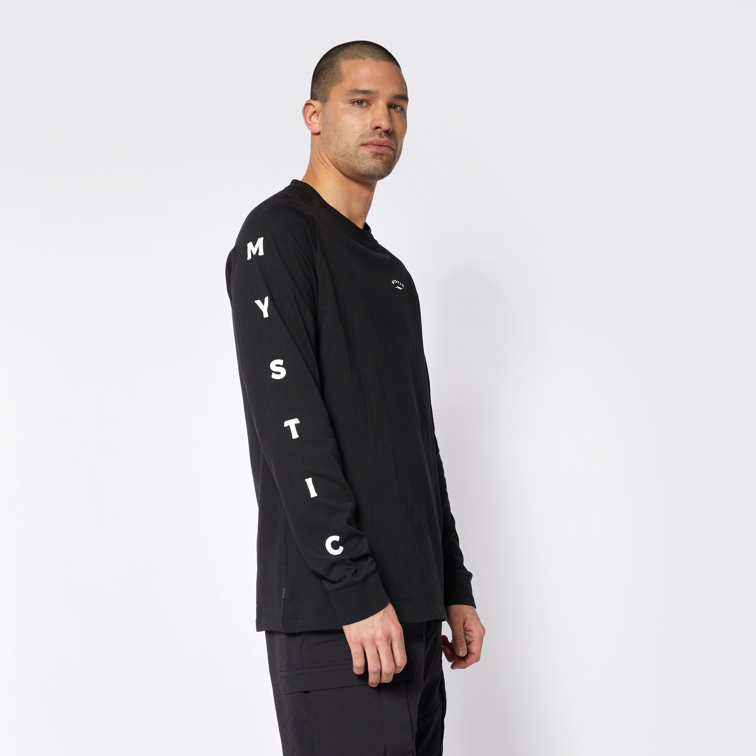 Mystic - Bolt L/S T-Shirt - Schwarz