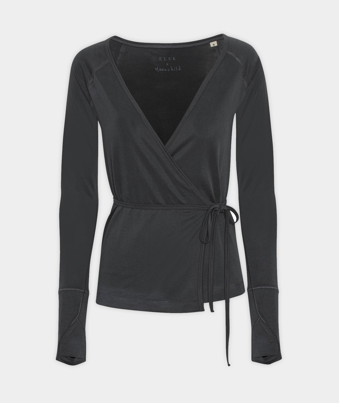 18003 | My X Love Nanna Flow Ls Top | Pirate Black