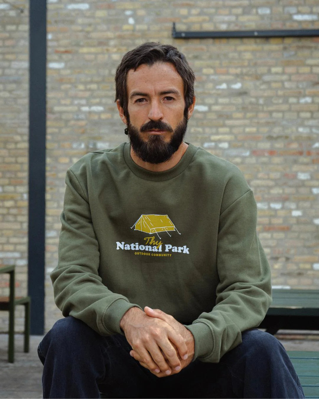 National Park Men'S Crewneck