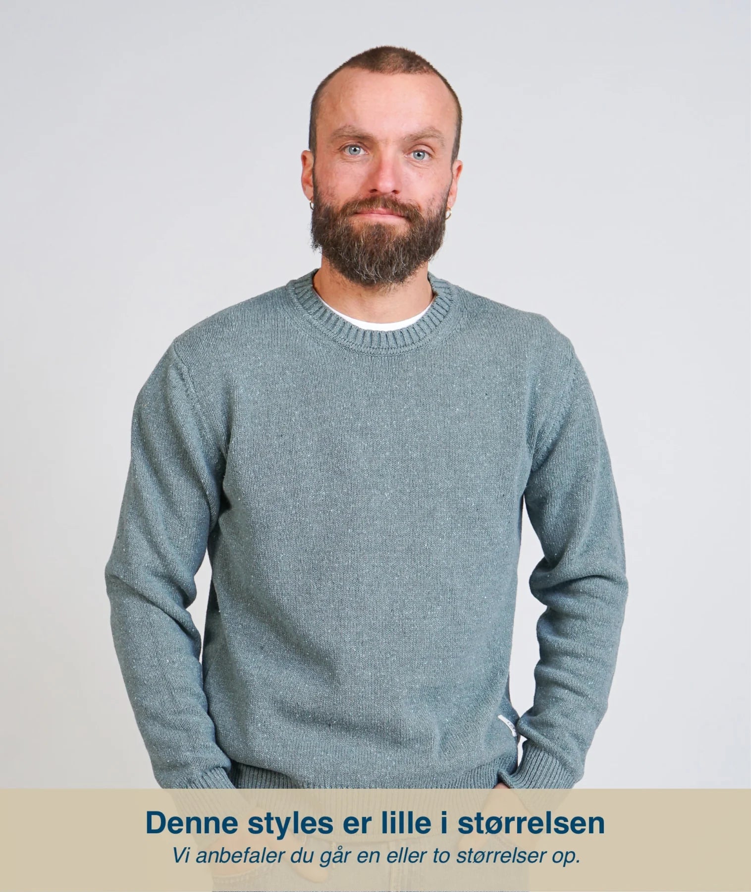 Recycled Denim Men'S Knit