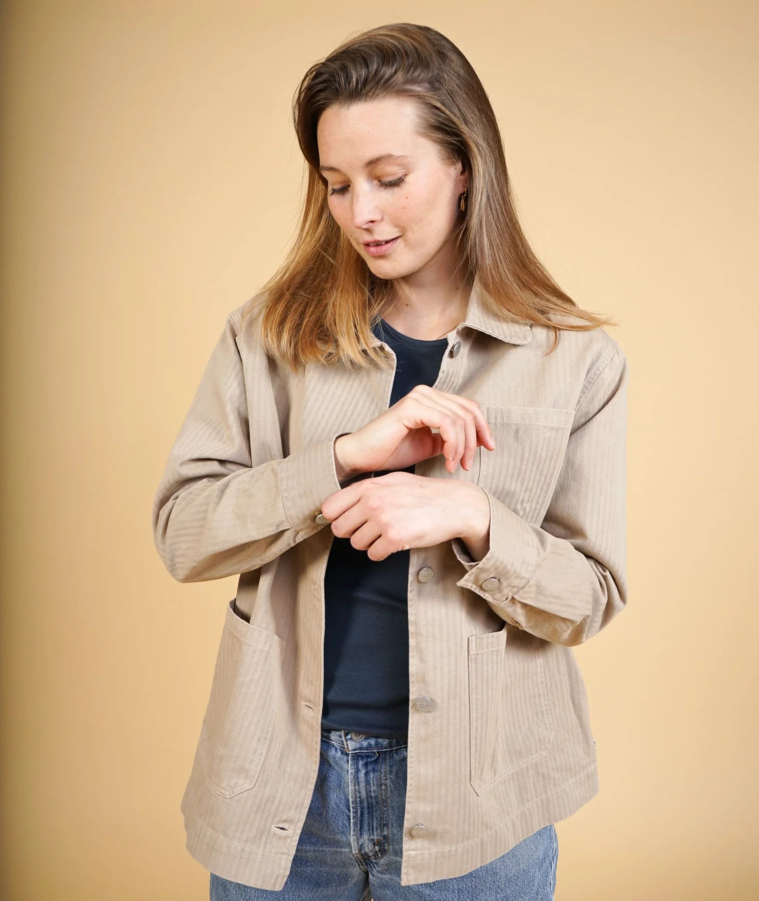 Courtney Women'S Herringbone Overshirt