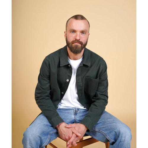 Kilian Herren-Overshirt mit Fischgrätenmuster