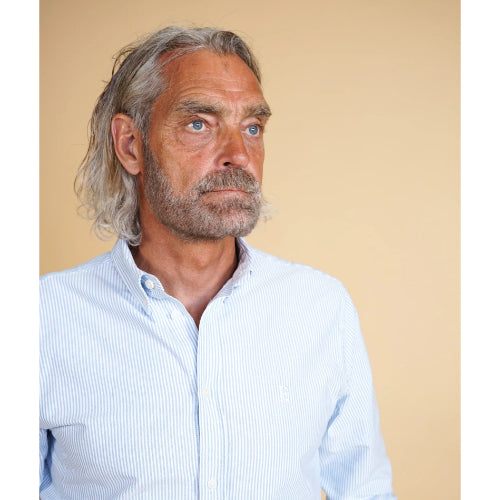 Oxford Herren-BD-Hemd – Hellblau/Weiß