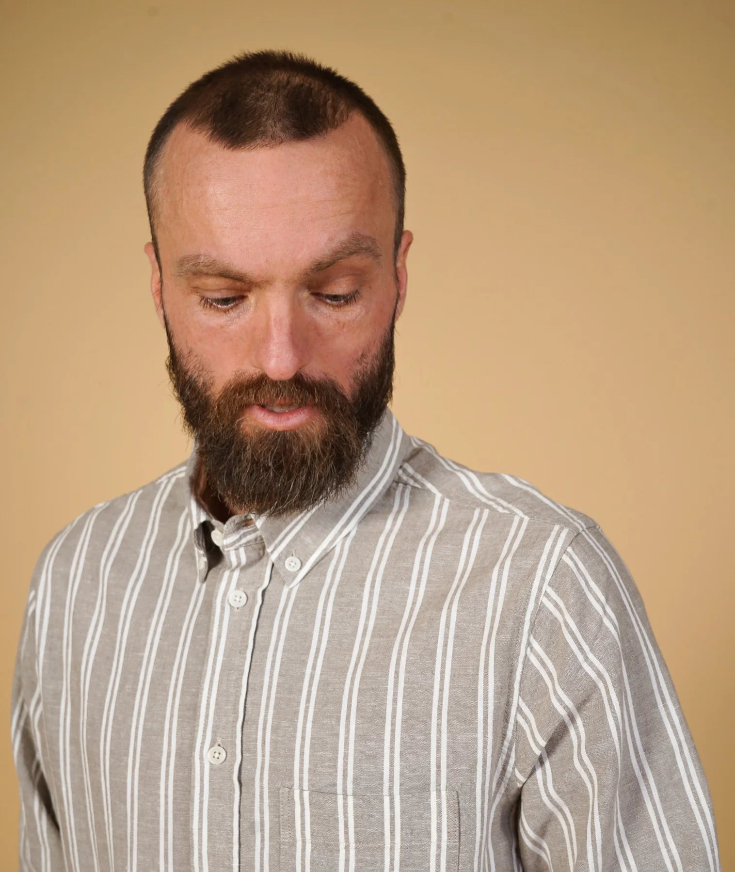 Hugo Herren Button-Down-Streifenhemd