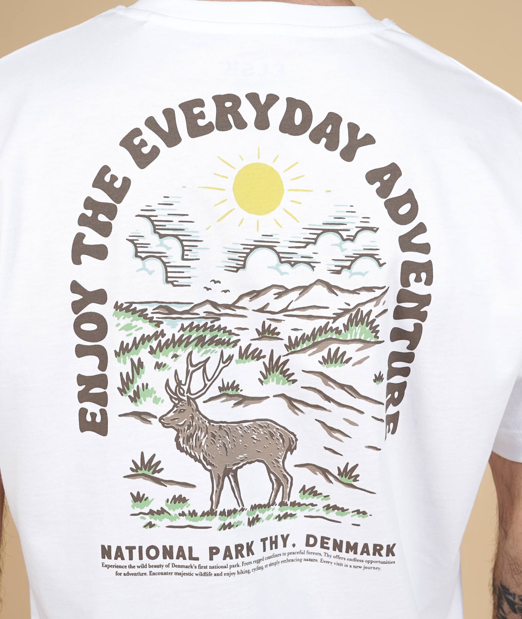 Backyard Bp gebürstetes Herren-T-Shirt