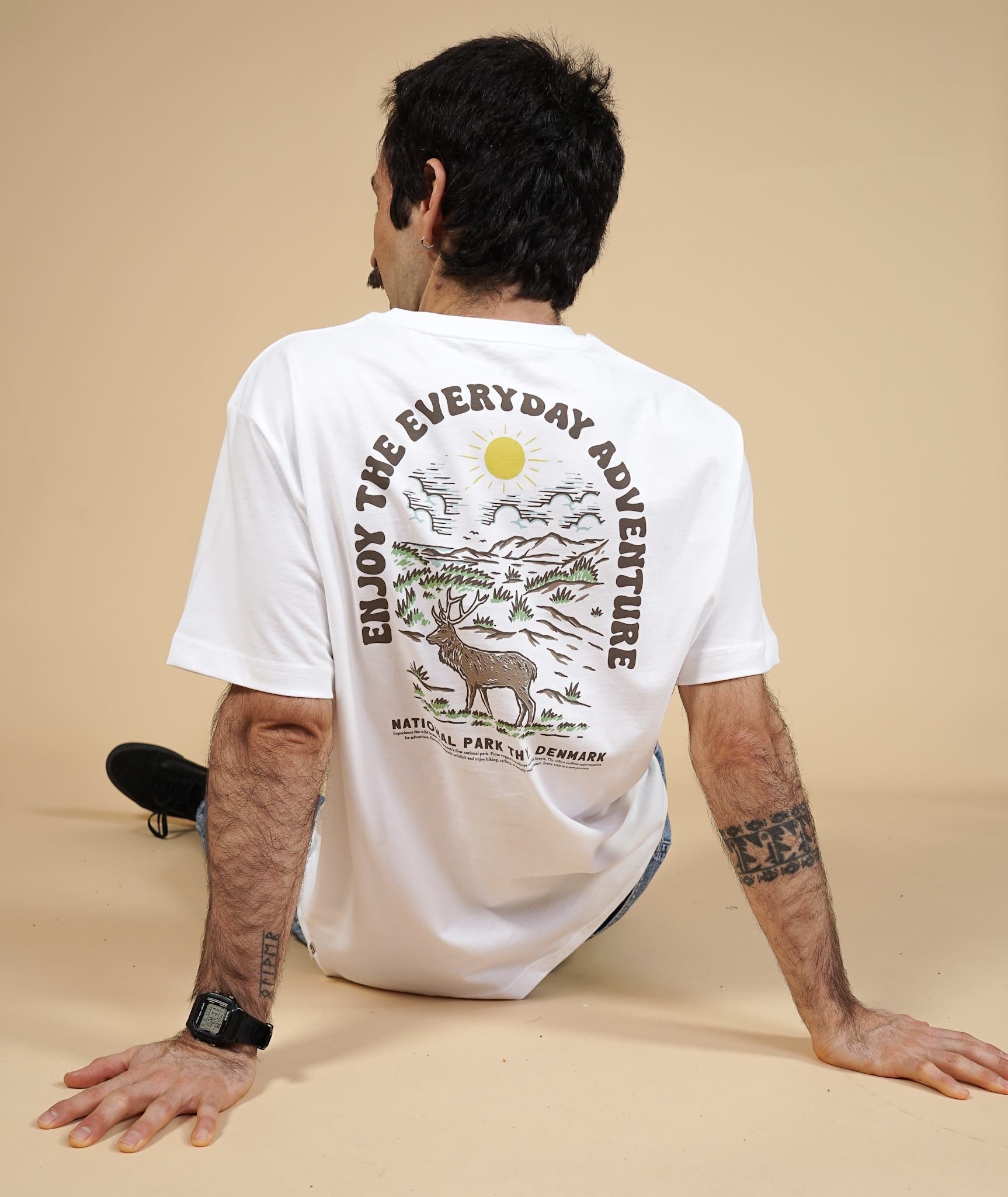 Backyard Bp gebürstetes Herren-T-Shirt