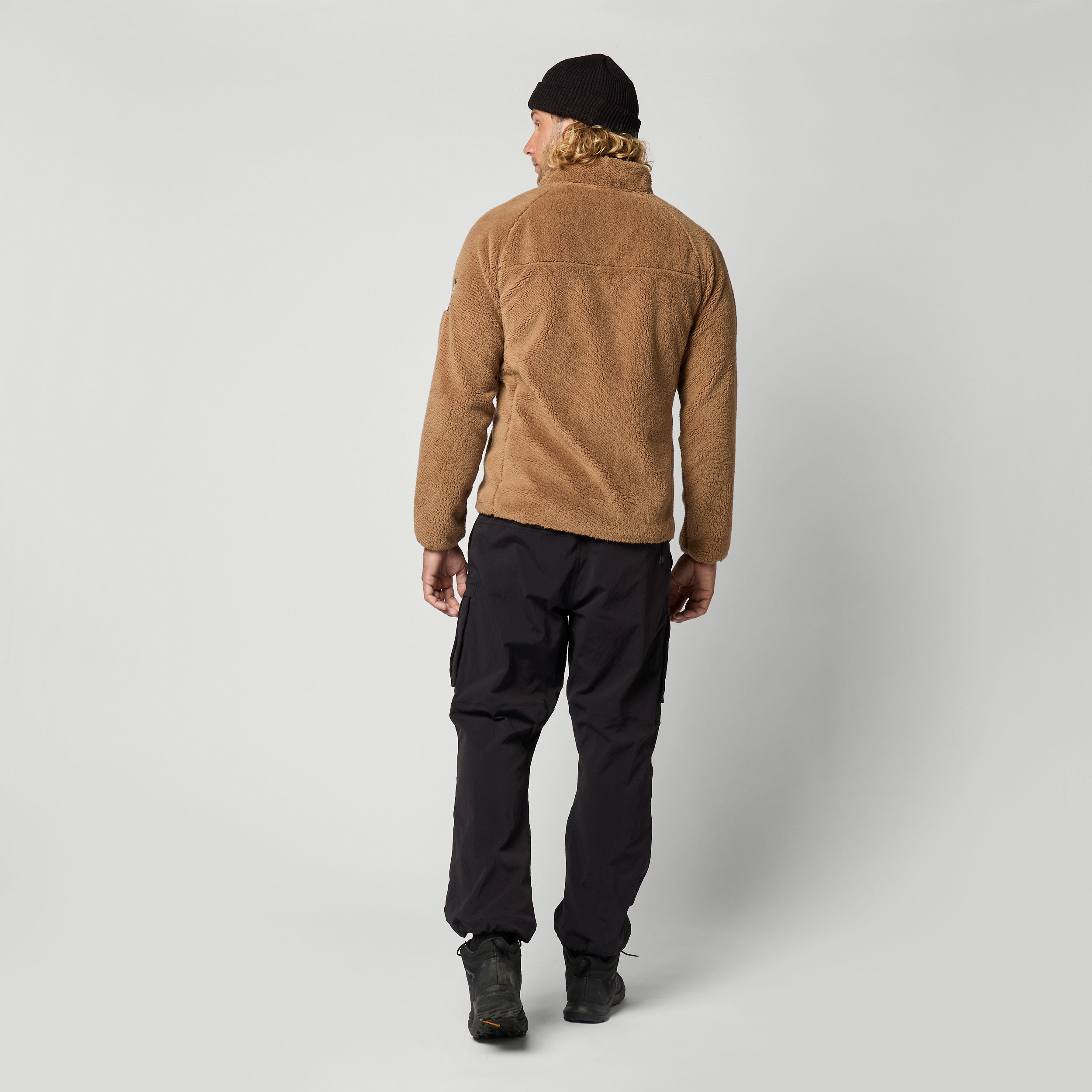 Mystic - DTS Teddy Zip-Thru Sweat - Schieferbraun