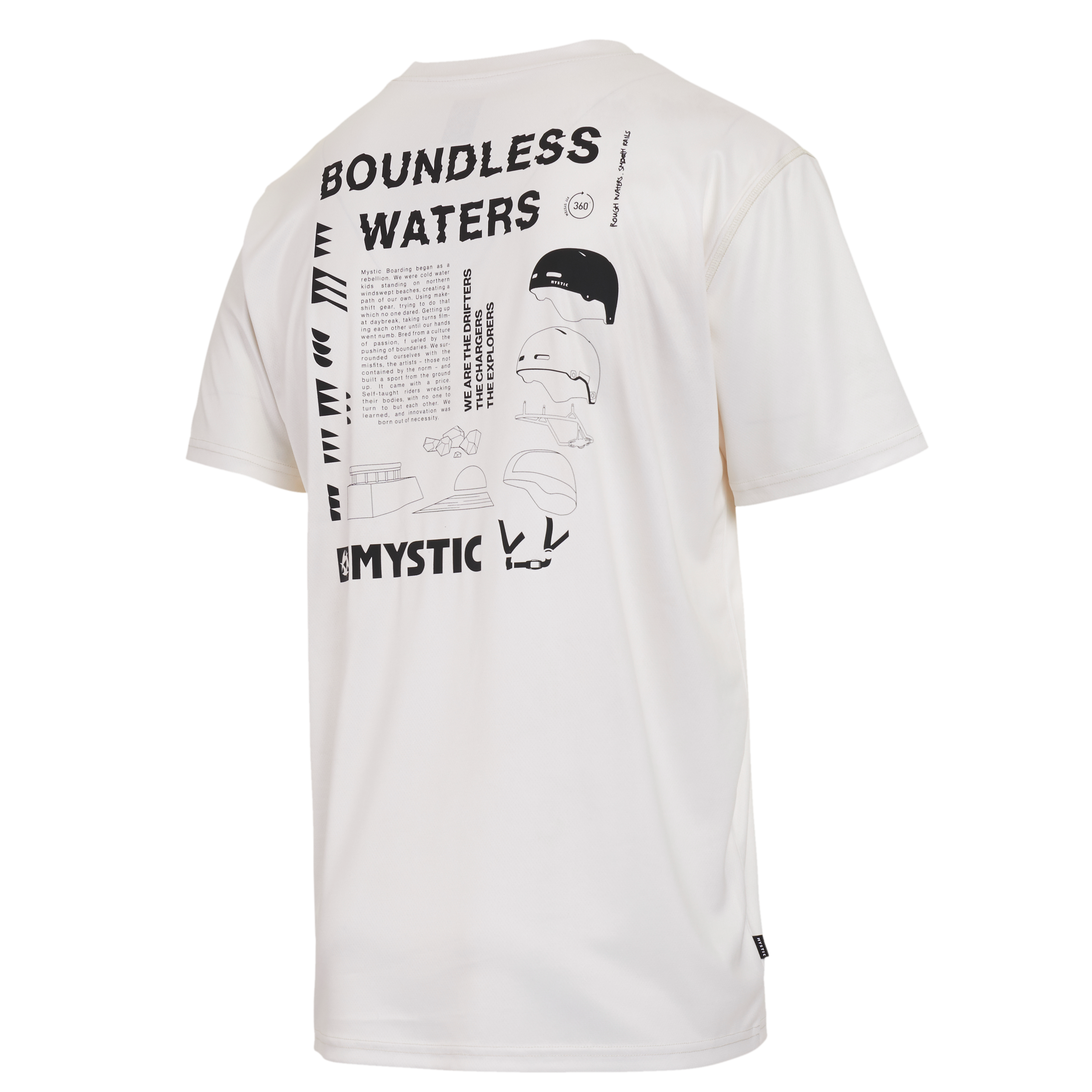 Tactic S/S Loosefit Quickdry - Off White