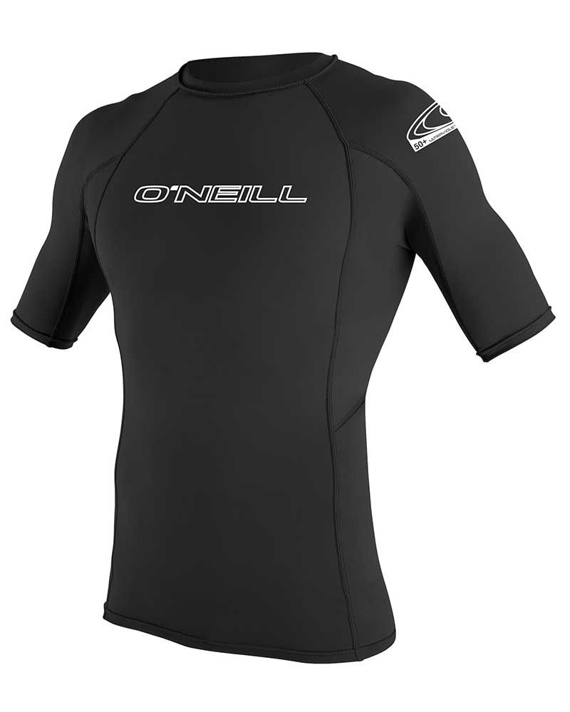 Basickins S/S Rash Guard – Schwarz