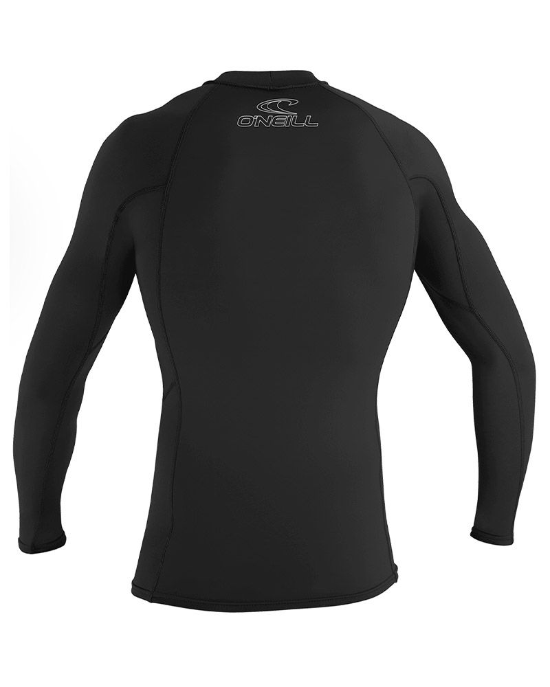 Basickins L/S Rash Guard – Schwarz