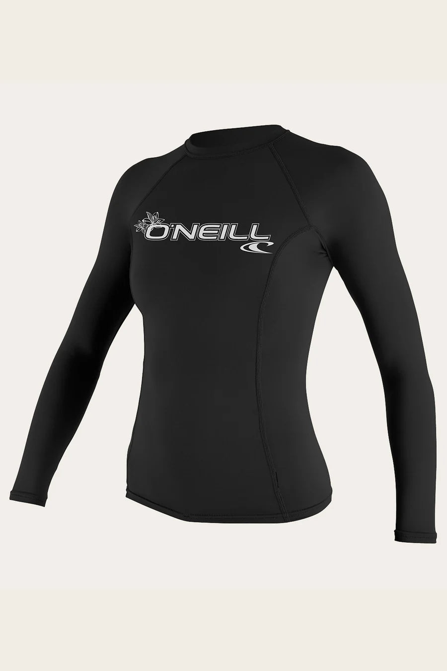 Wms Basickins L/S Rash Guard - Black