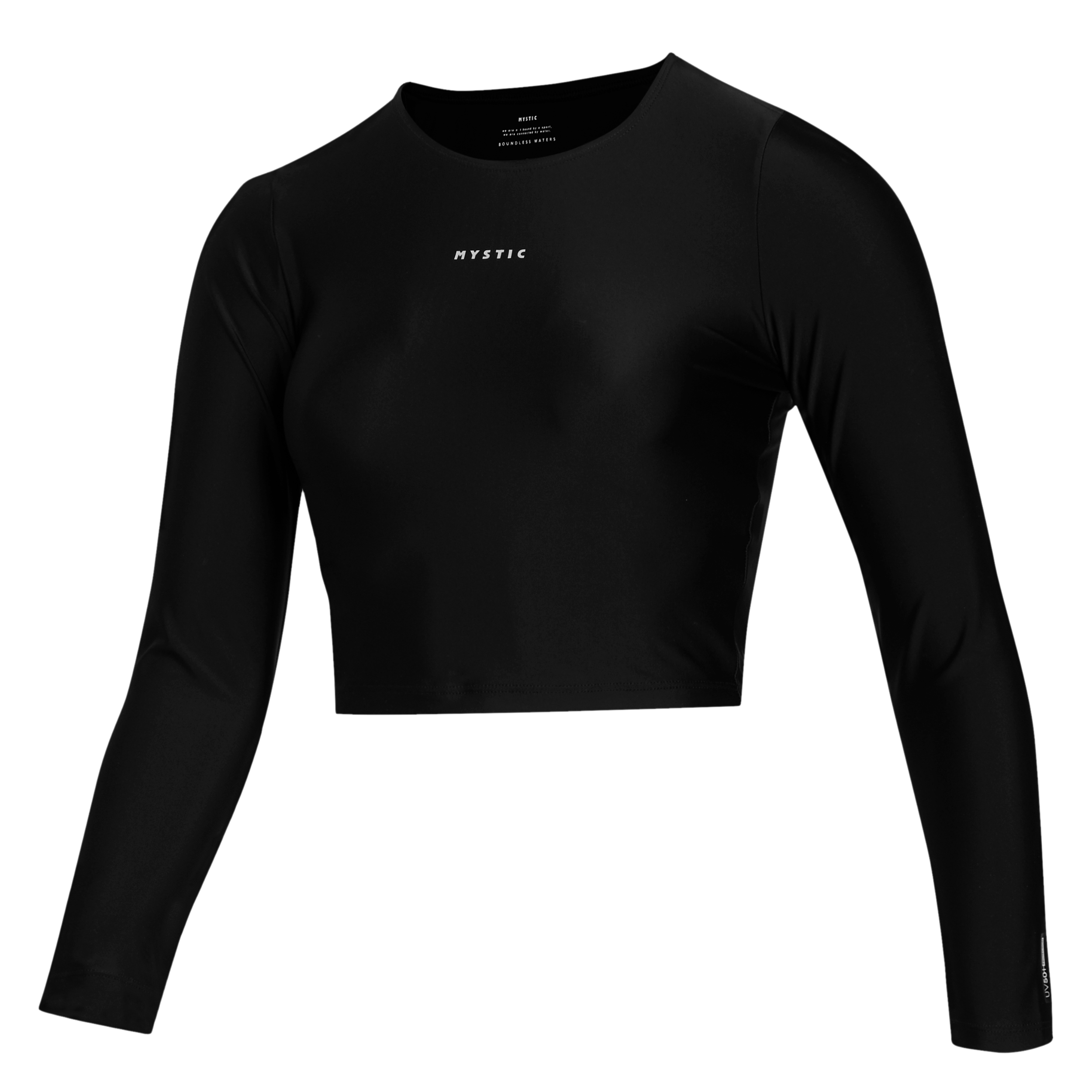 Sunn L/S Crop Rashvest Women - Black