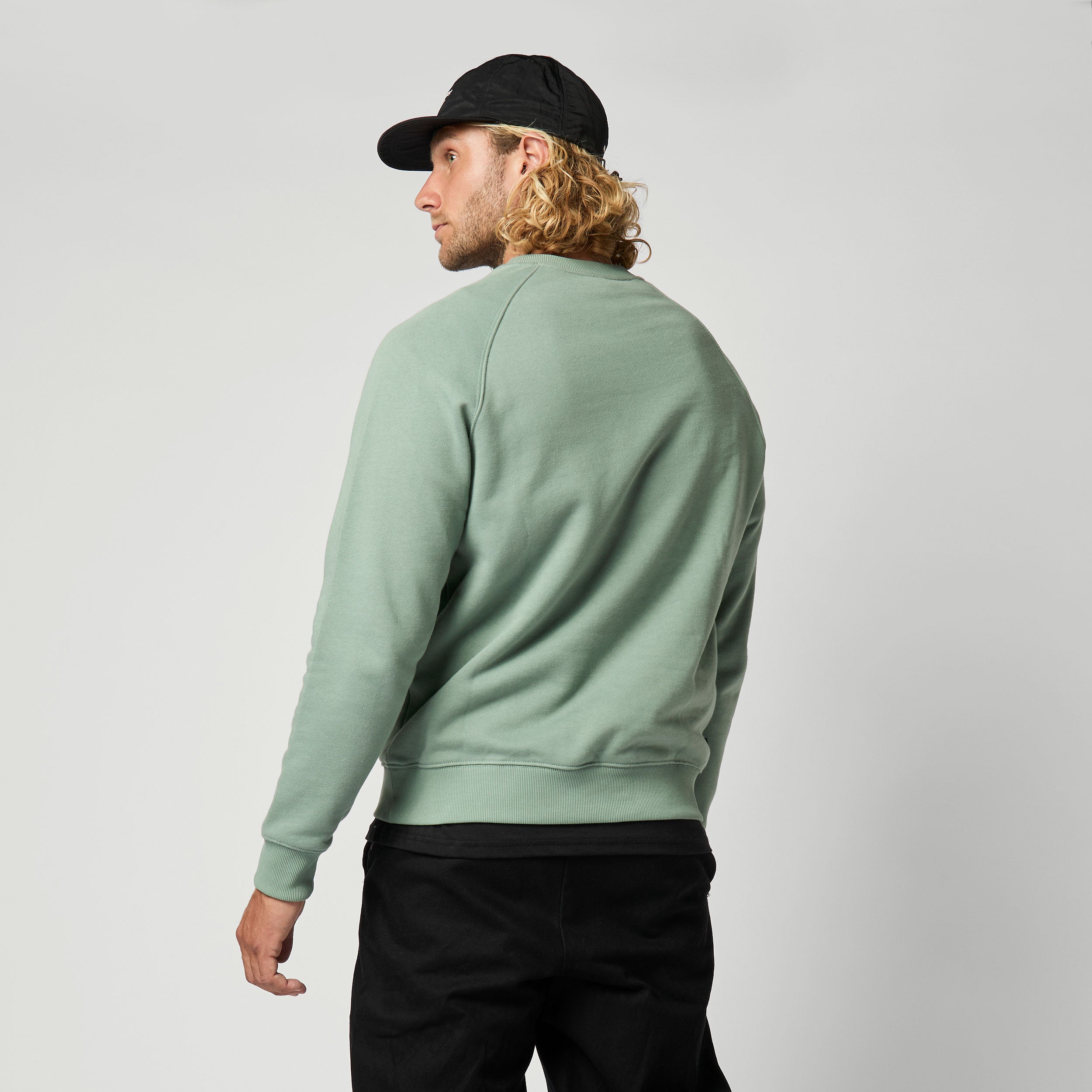 Mystic - Token Crew Sweat - Frozen Green