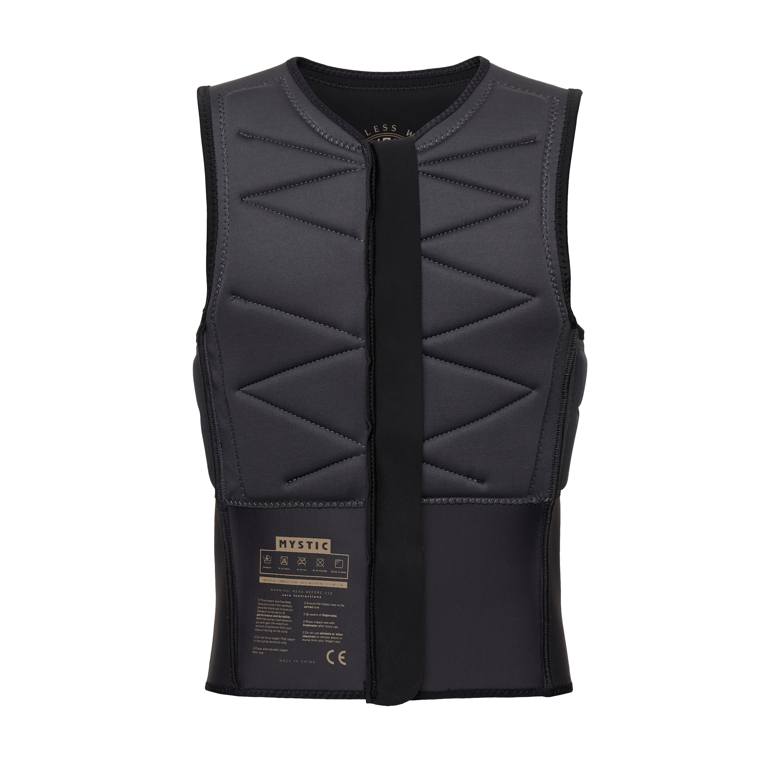 Outlaw Impact Vest Fzip - Schwarz