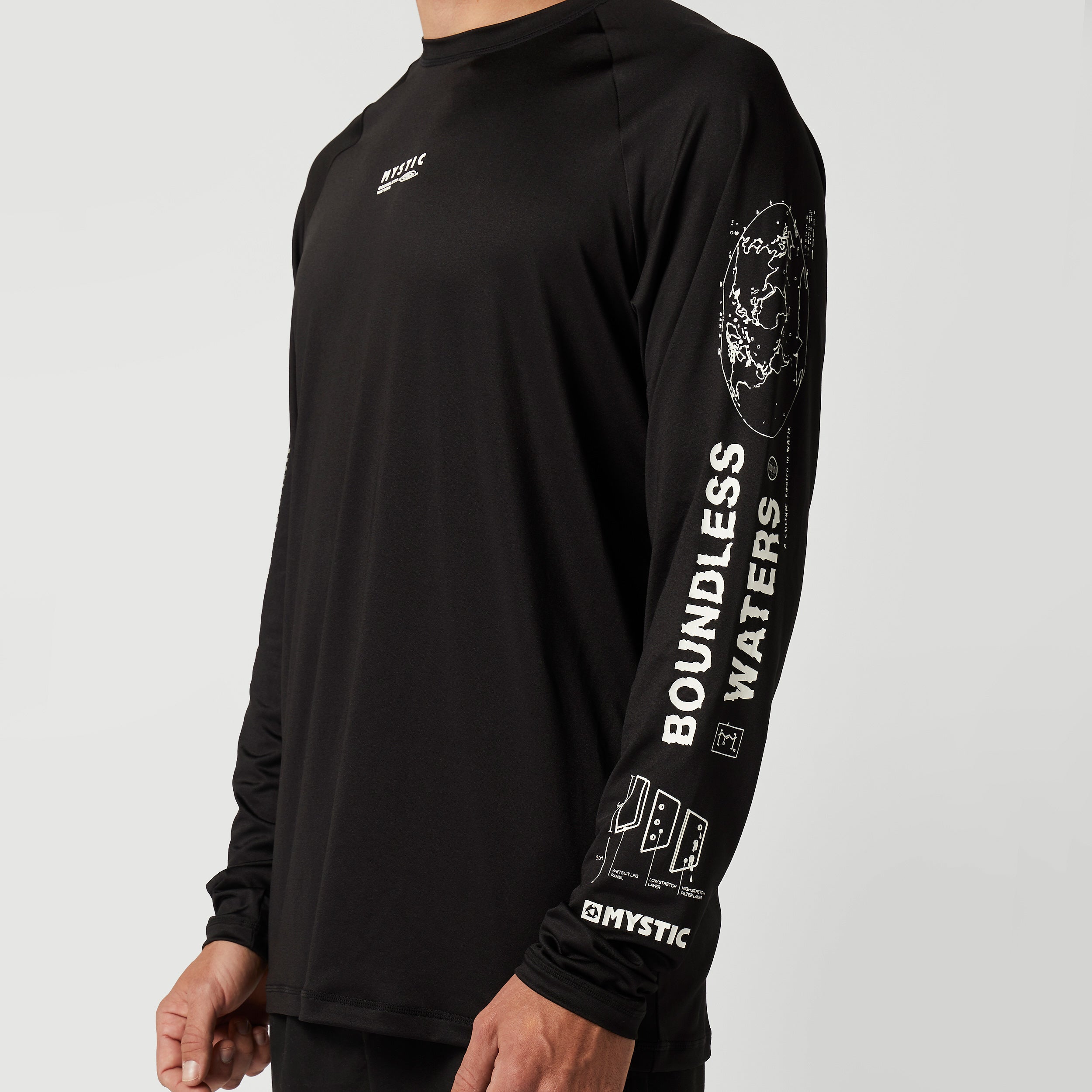 Tactic L/S Loosefit Quickdry - Black