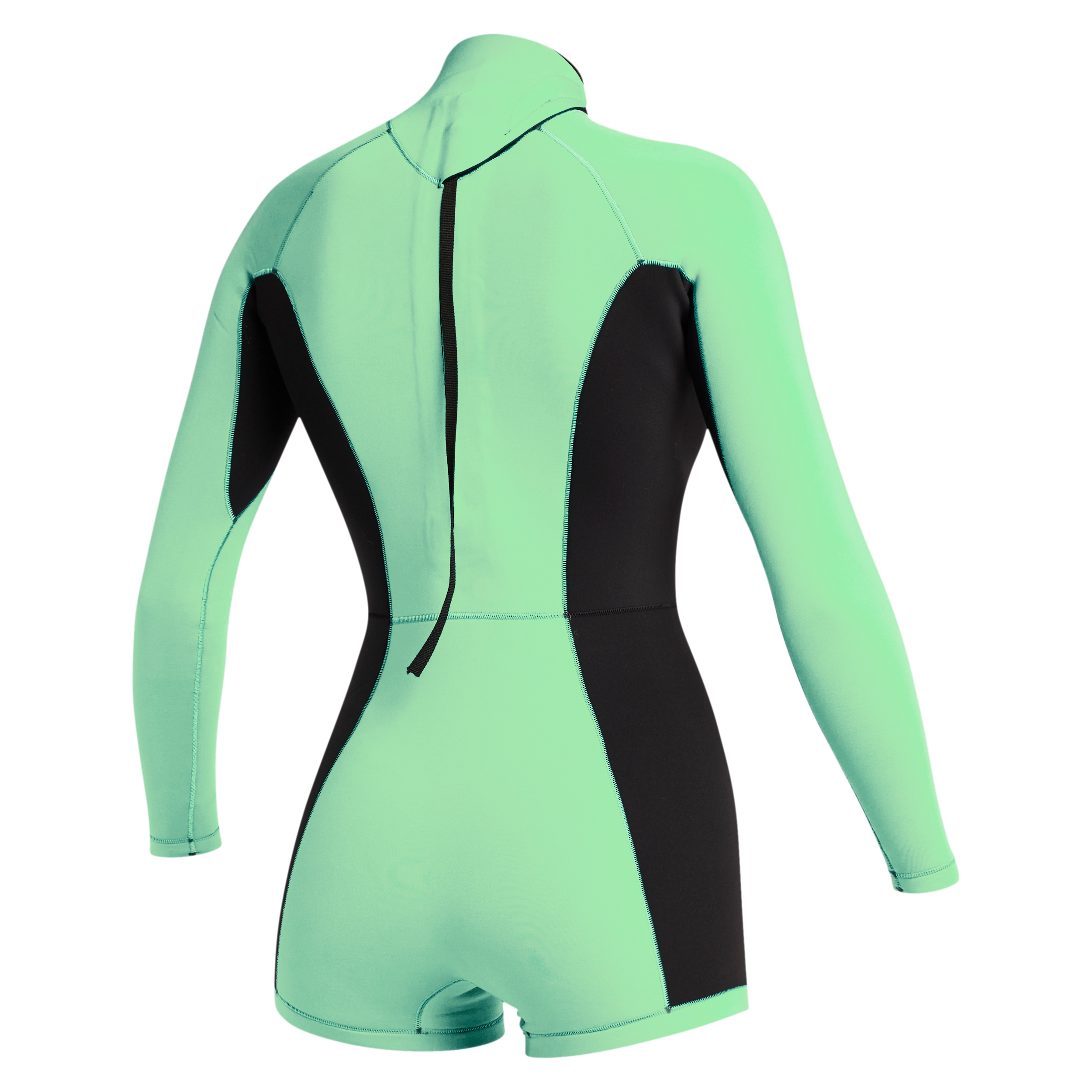 Lunar BK Longarm Shorty 2/2mm Bzip Women - Lime Green