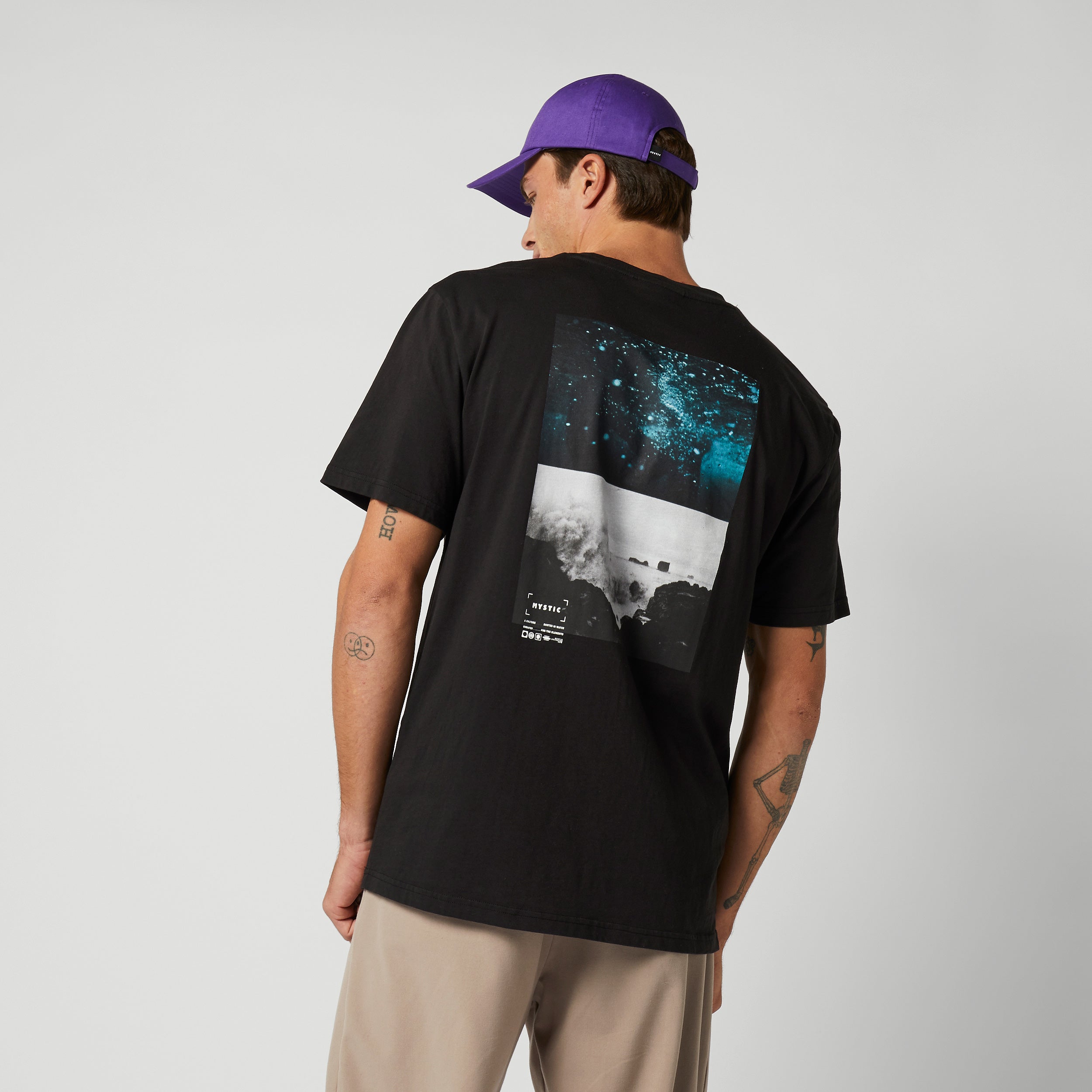 Mystic - Wanderer T-Shirt - Schwarz