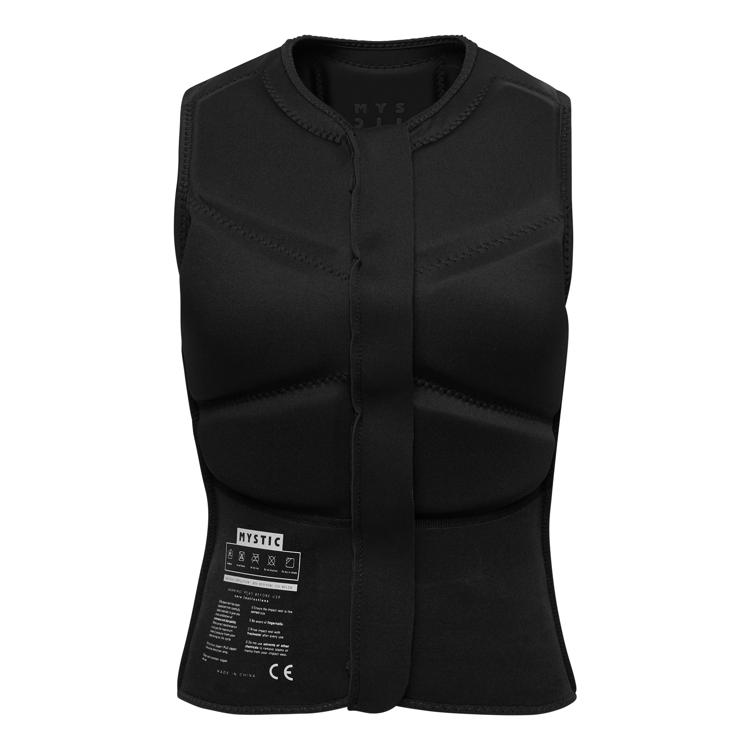 Star Impact Vest Fzip Women - Black