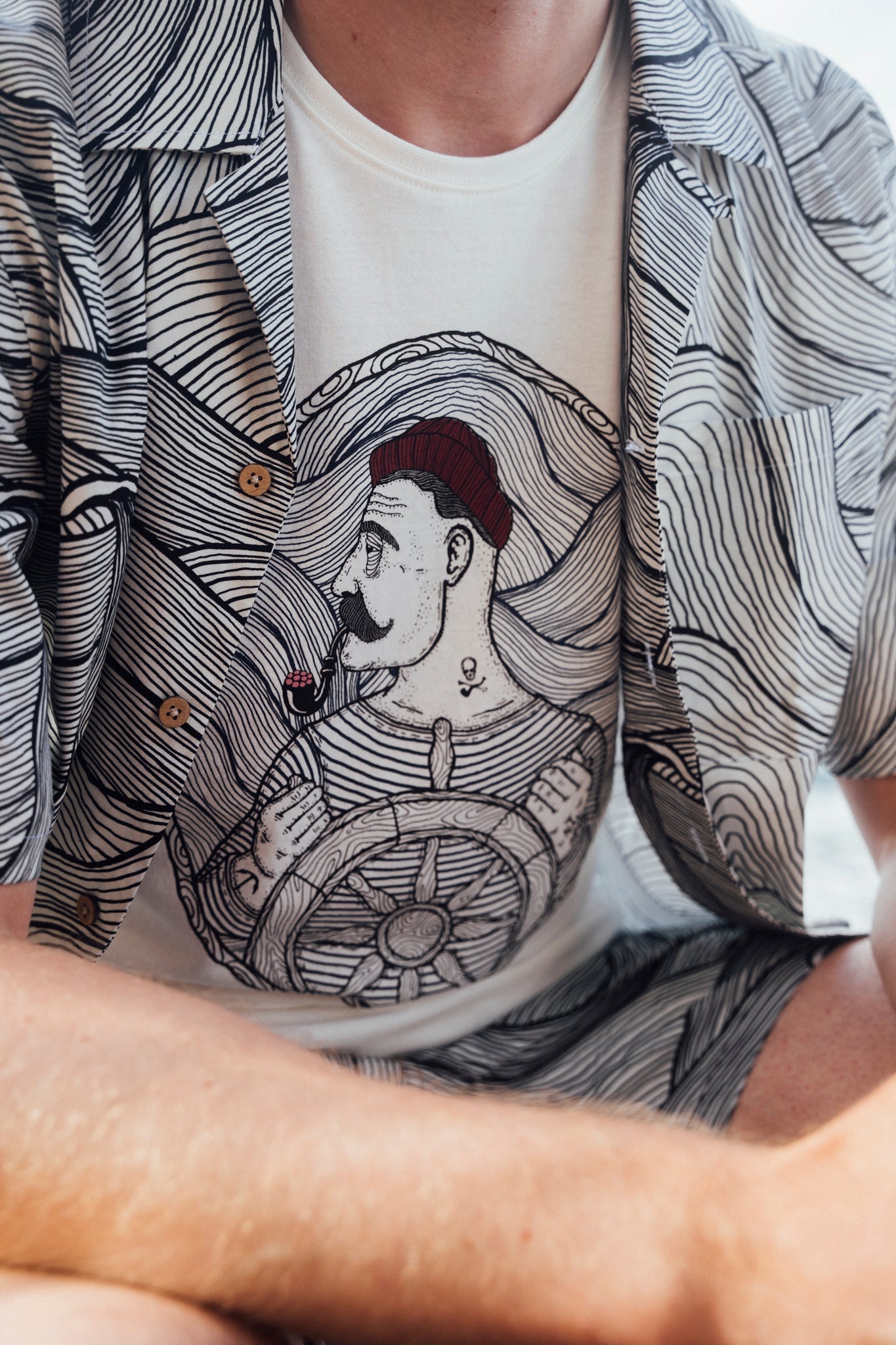 Malen Sie das MER-T-Shirt