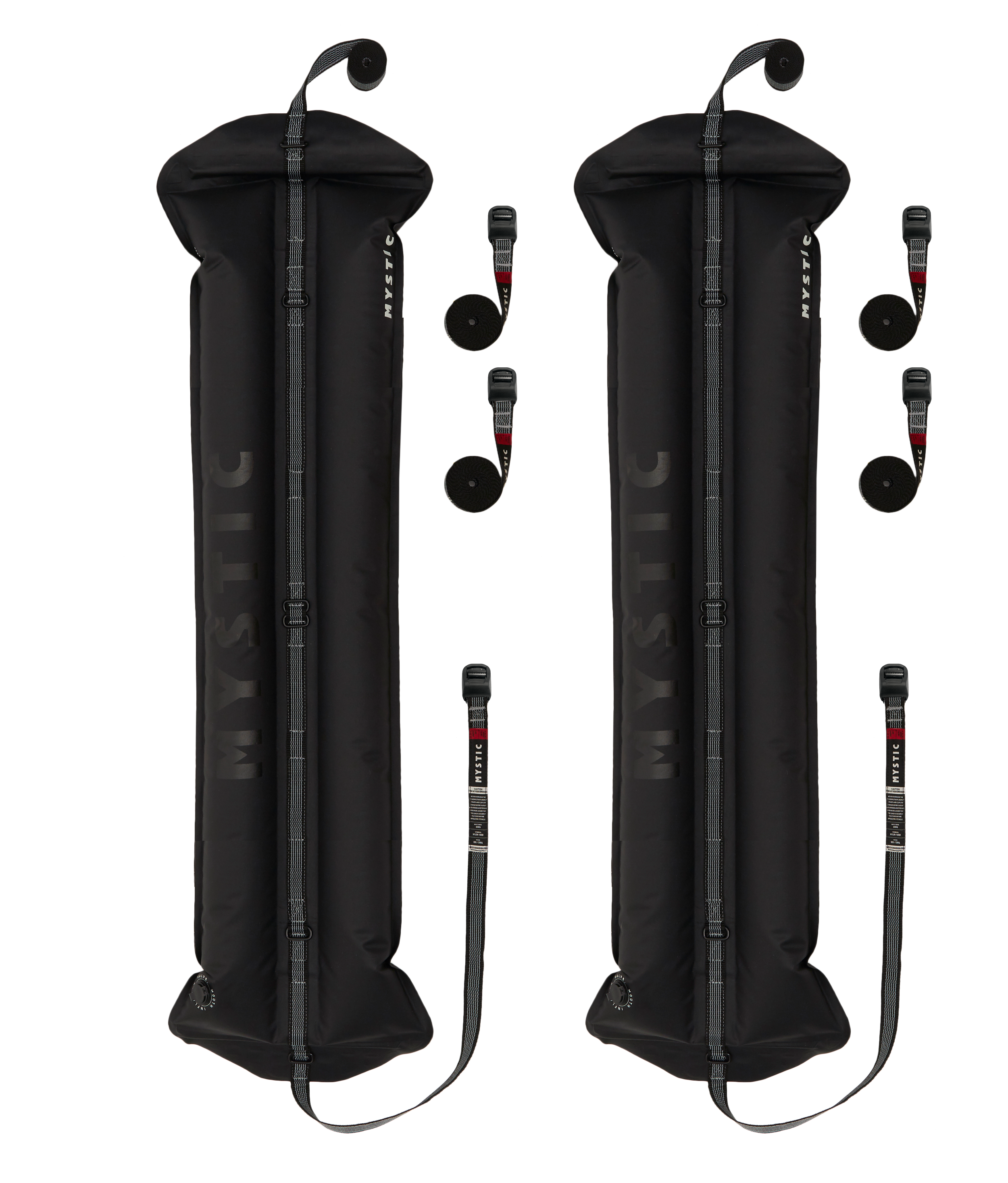 Aufblasbares Dachträgersystem Doppelt – Schwarz