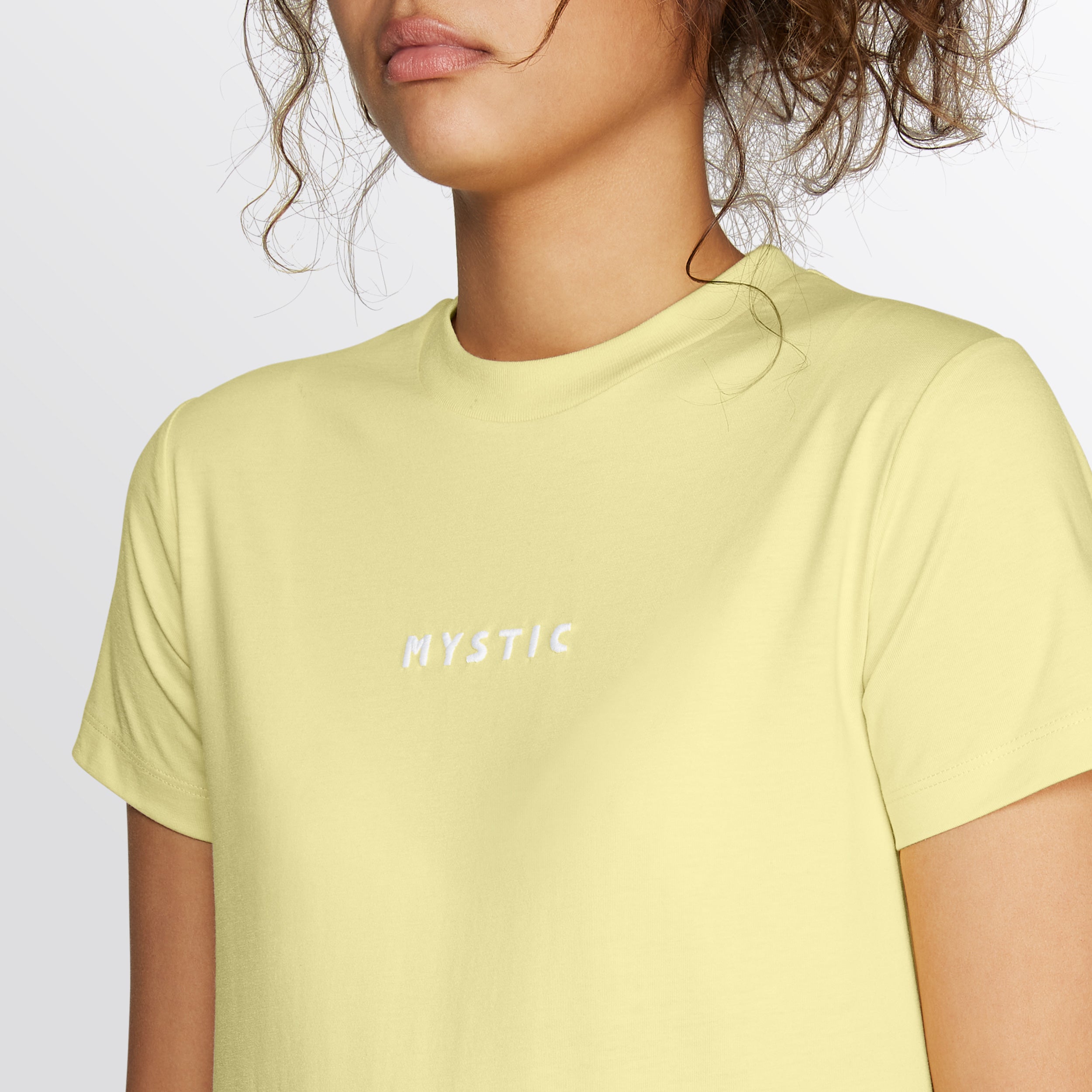 Mystic - Brand Tee Damen - Pastellgelb