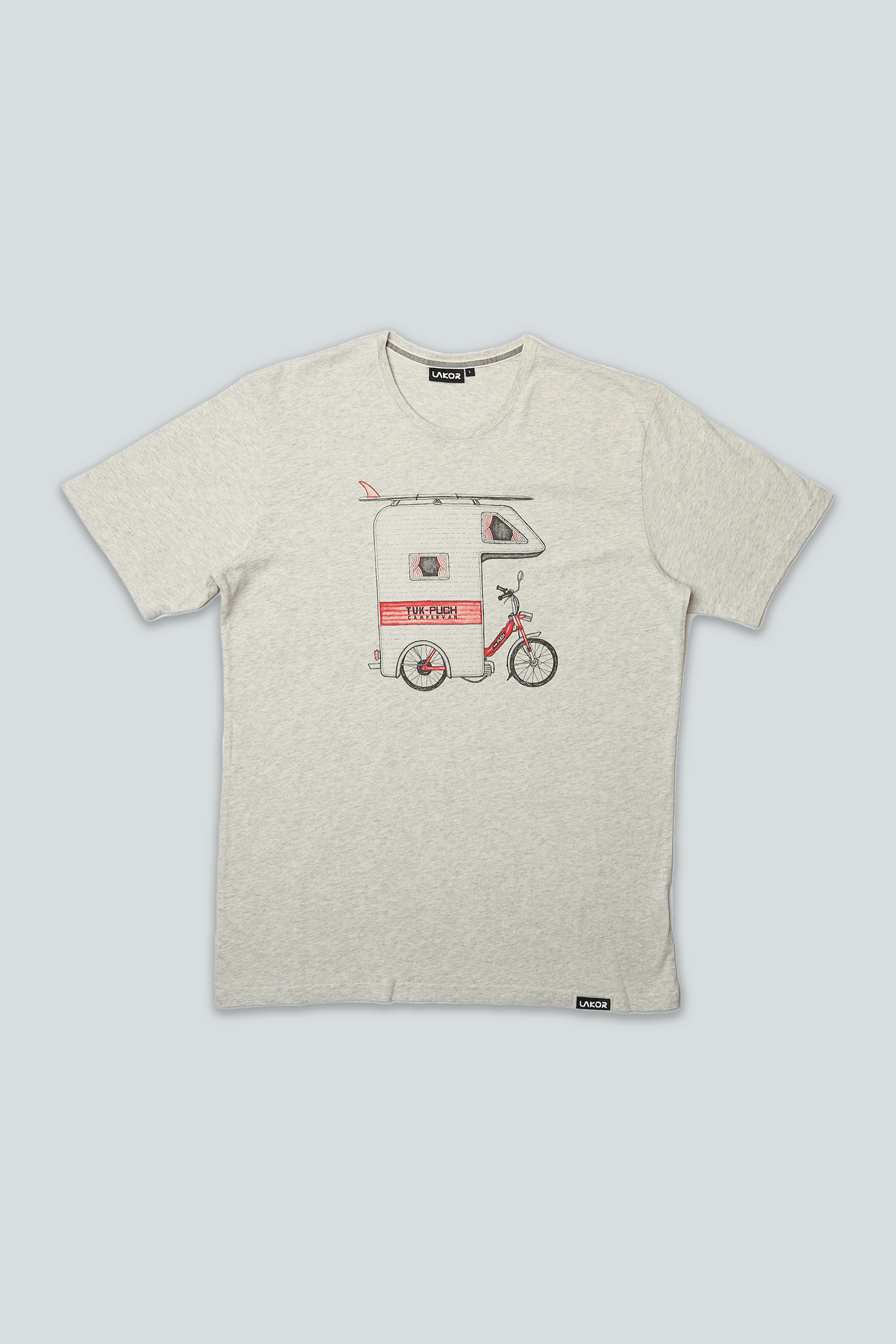 Tuk-Puch-T-Shirt (Haferflocken Melange)