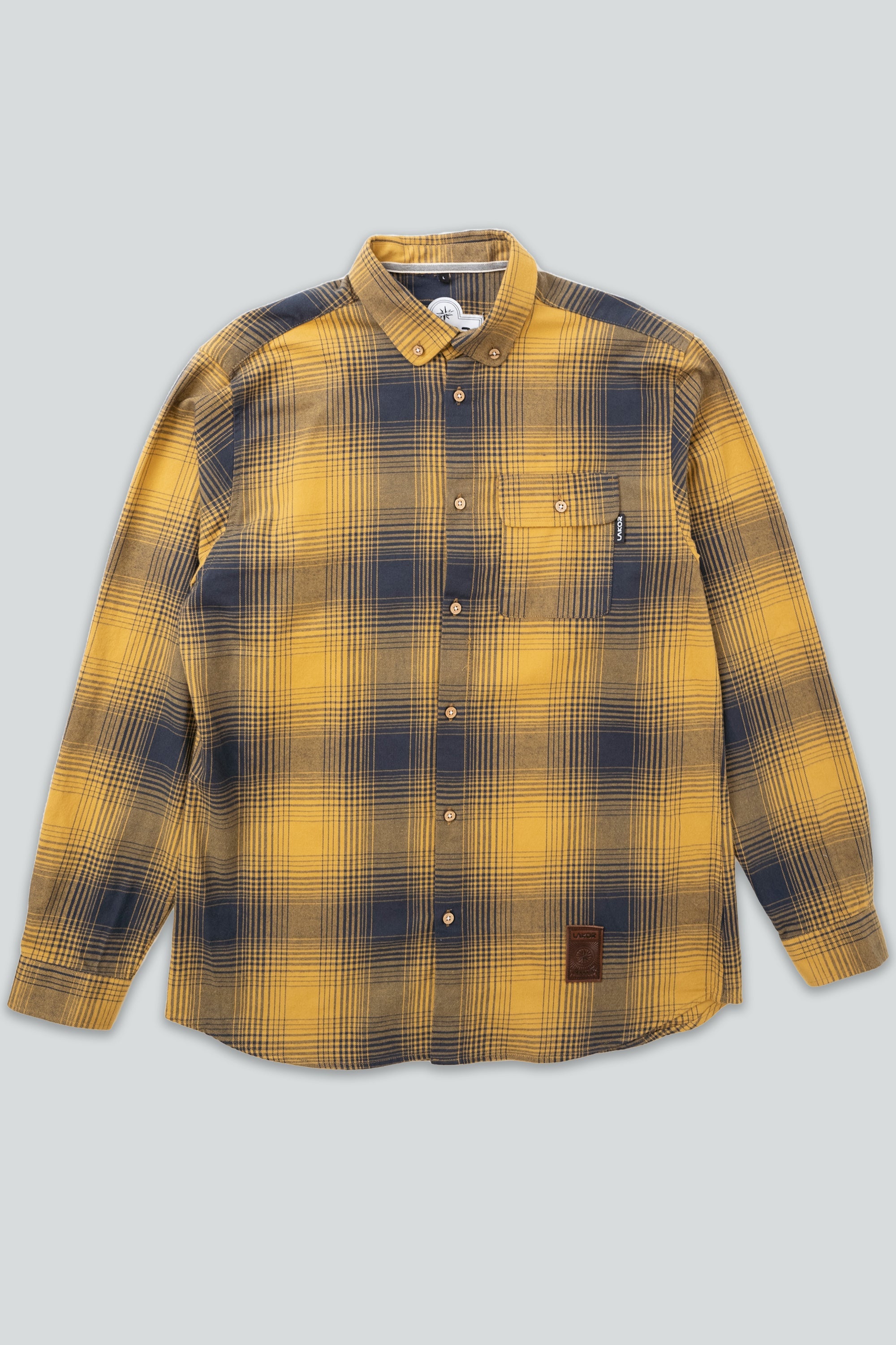 Inca Unna Shirt (Mustard/Blue)