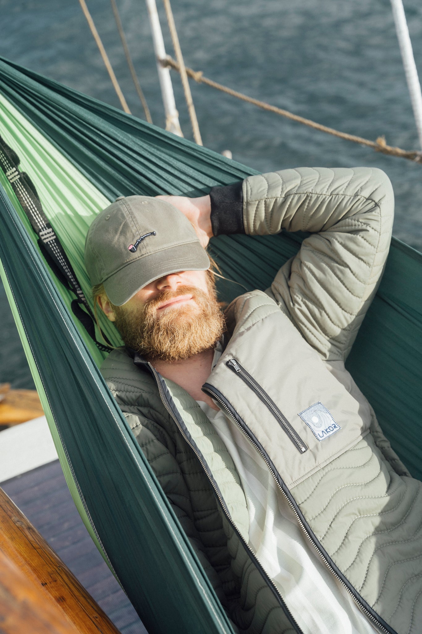 Seaway Quilt Jacke (tiefes Flechtengrün)