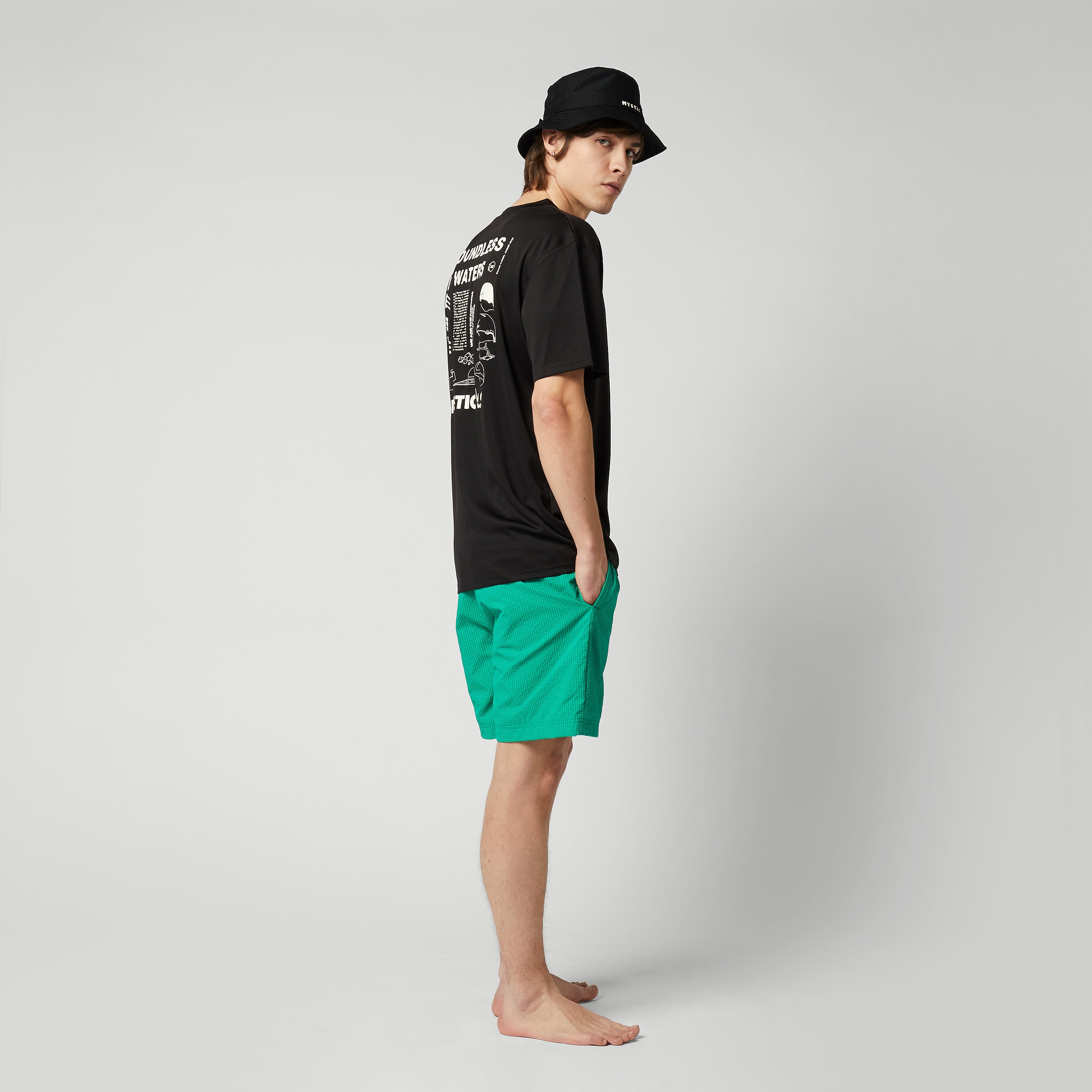 Tactic S/S Loosefit Quickdry – Schwarz