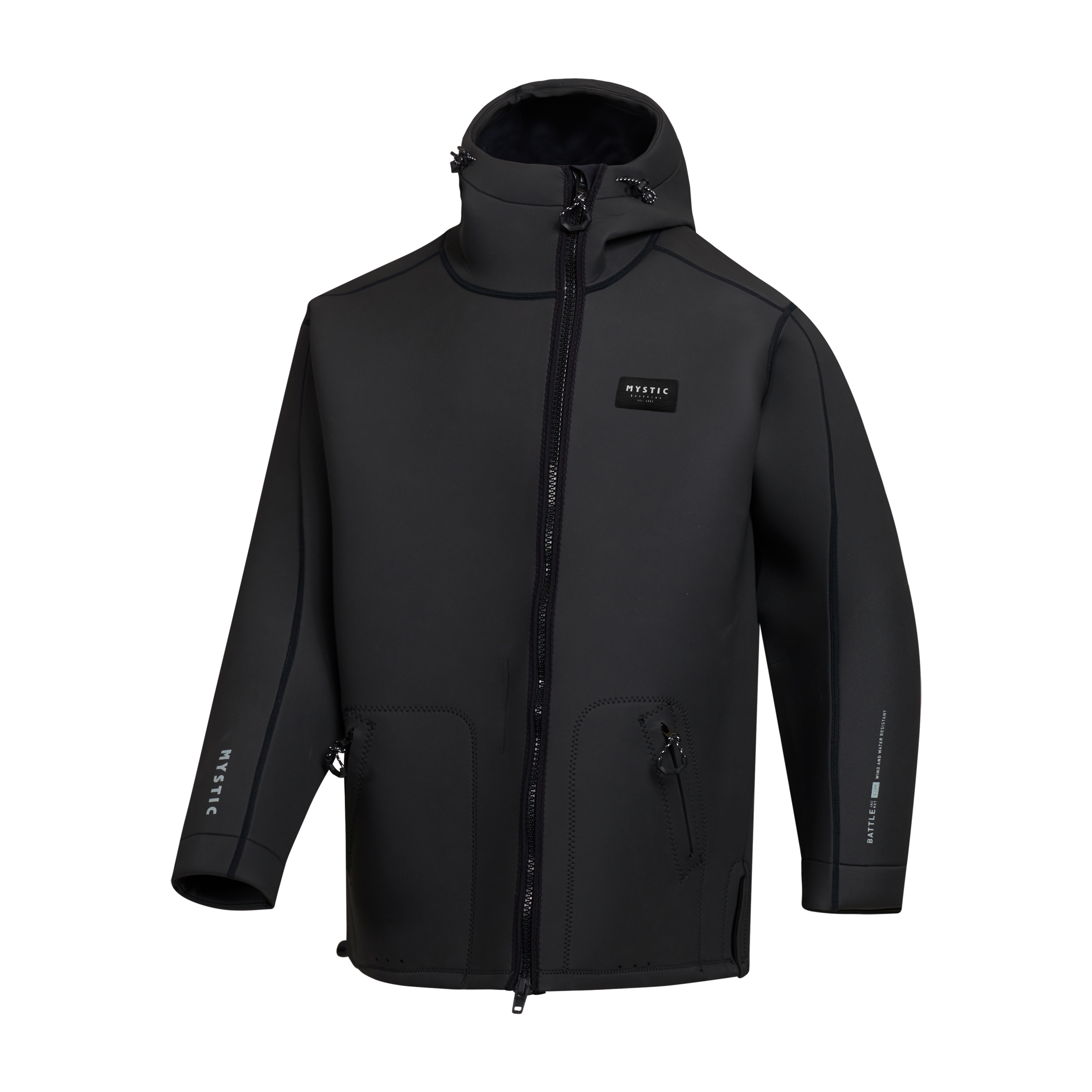 Battle Neoprene Jacket 3/2mm - Black