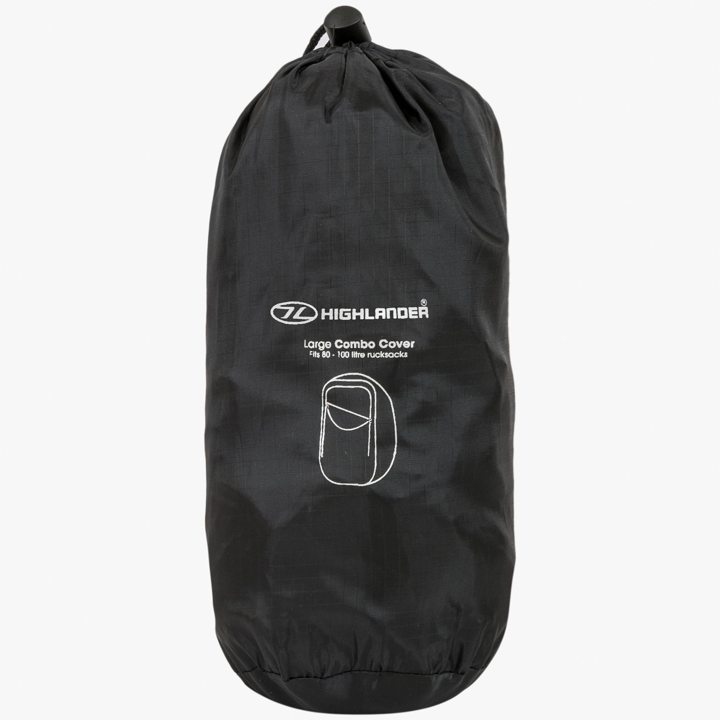 Highlander - Combo Backpack Raincover, 80-100L