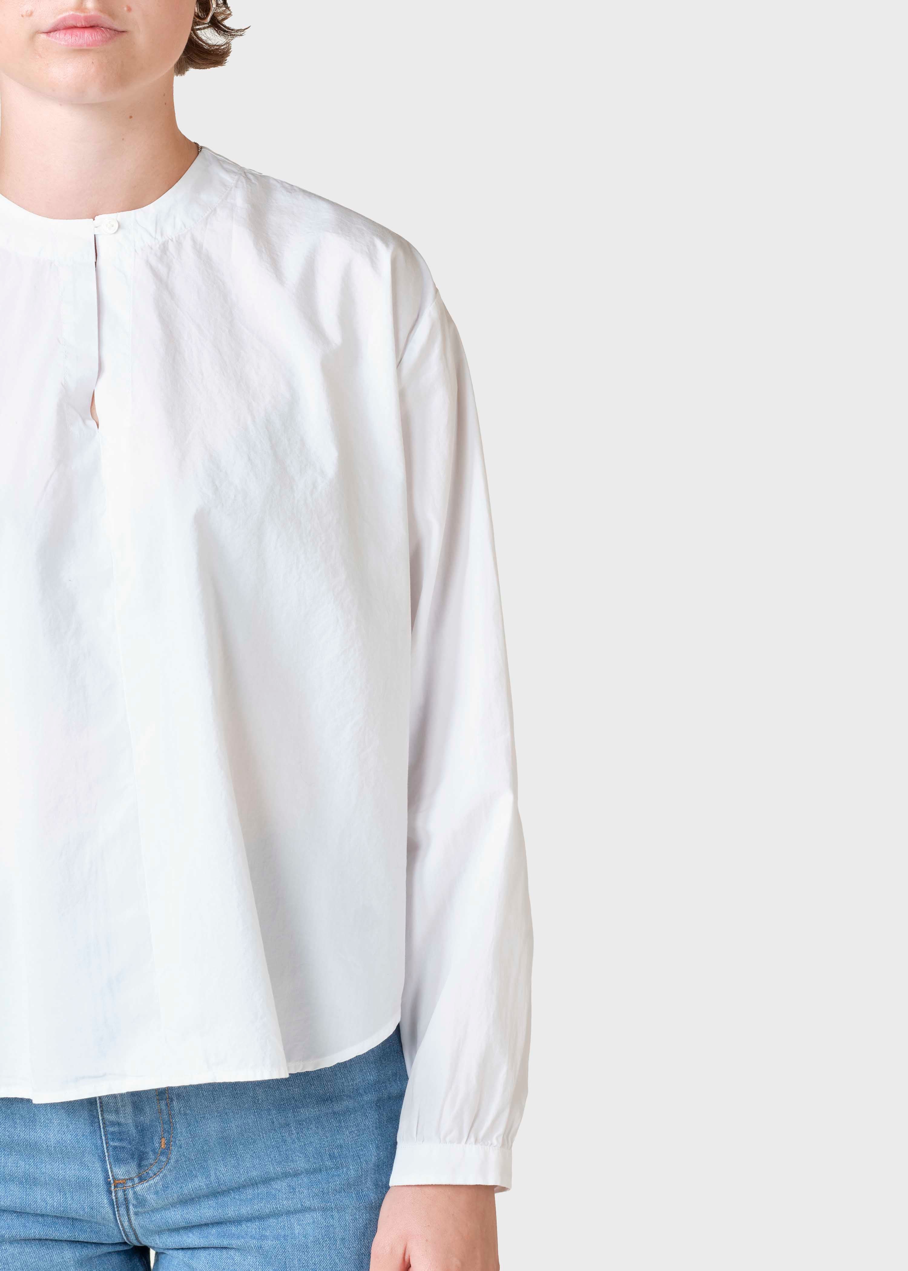 Alma Poplin Shirt - White