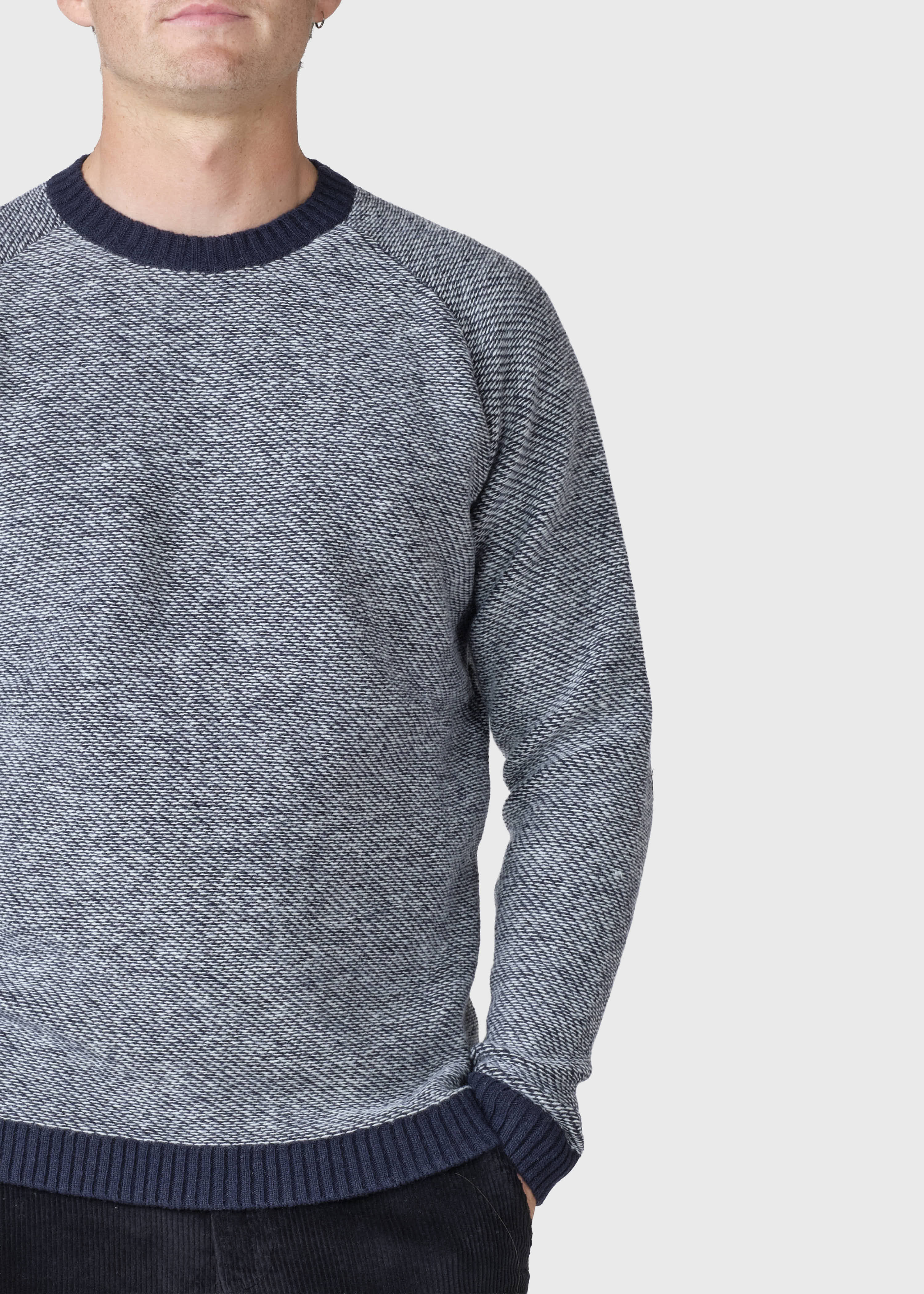 Arthur Knit - Navy/cream