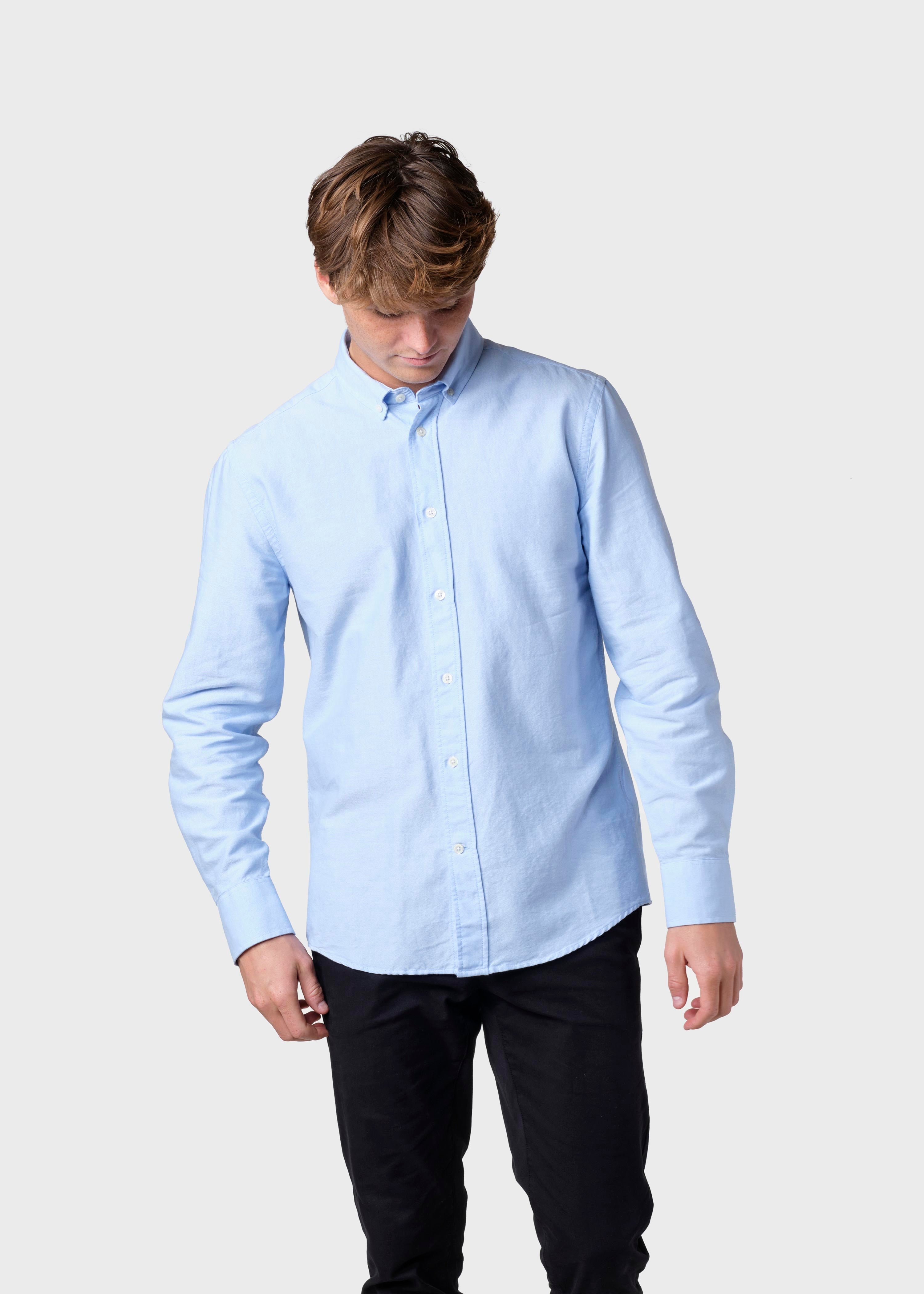 Basic Shirt - Blue Melange