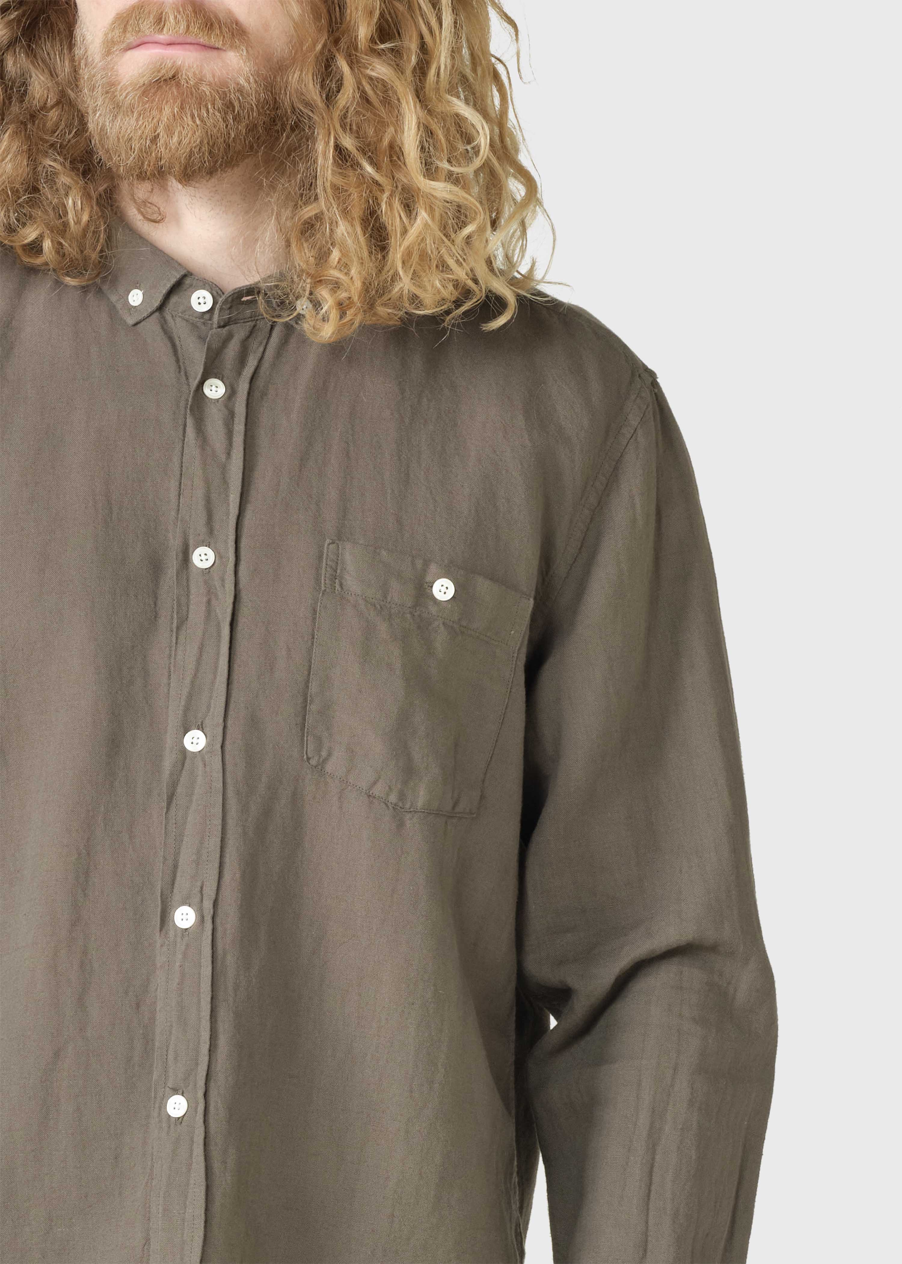 Benjamin Linen Shirt - Taupe