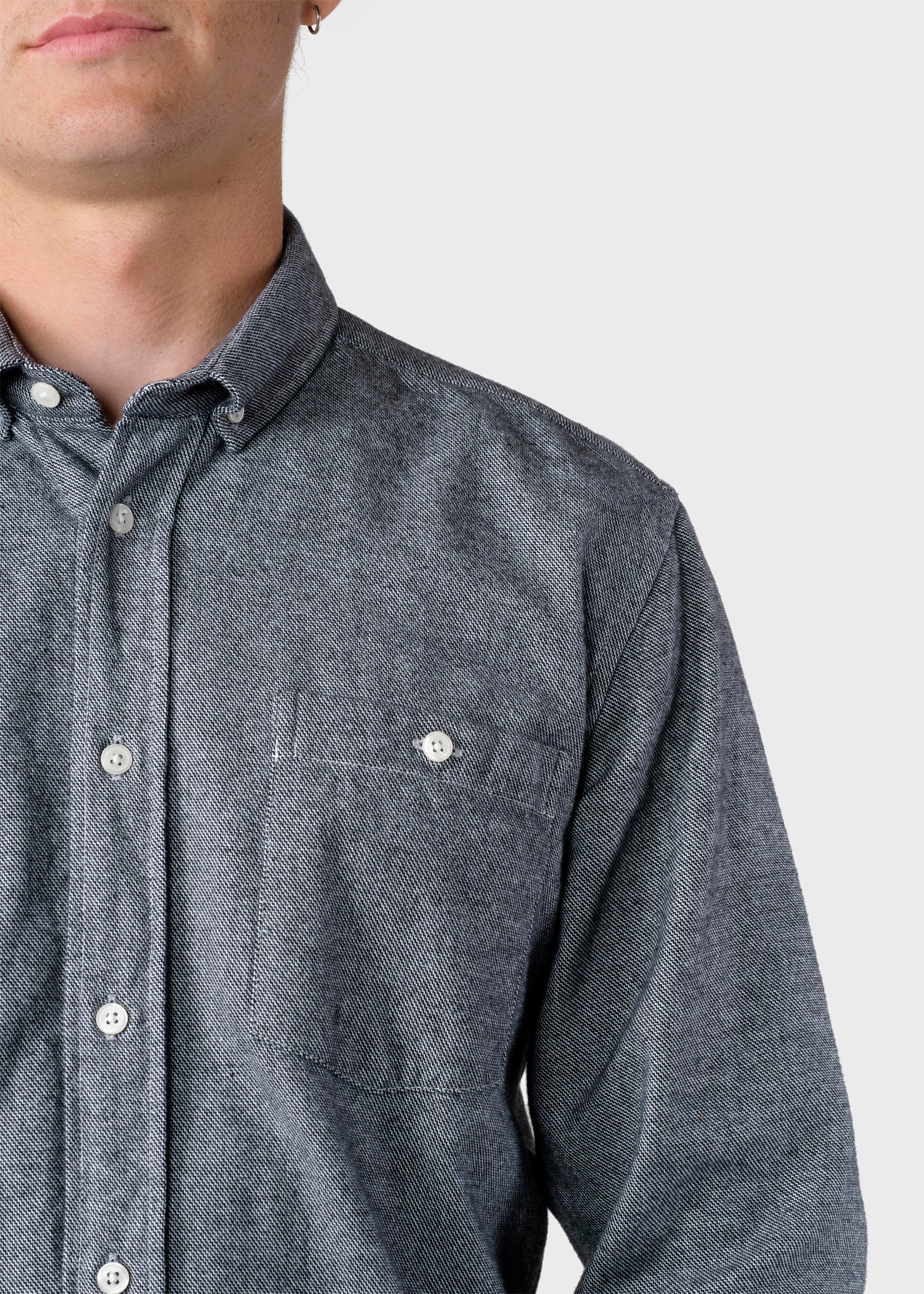 Benjamin Lumber Shirt - Grey Melange