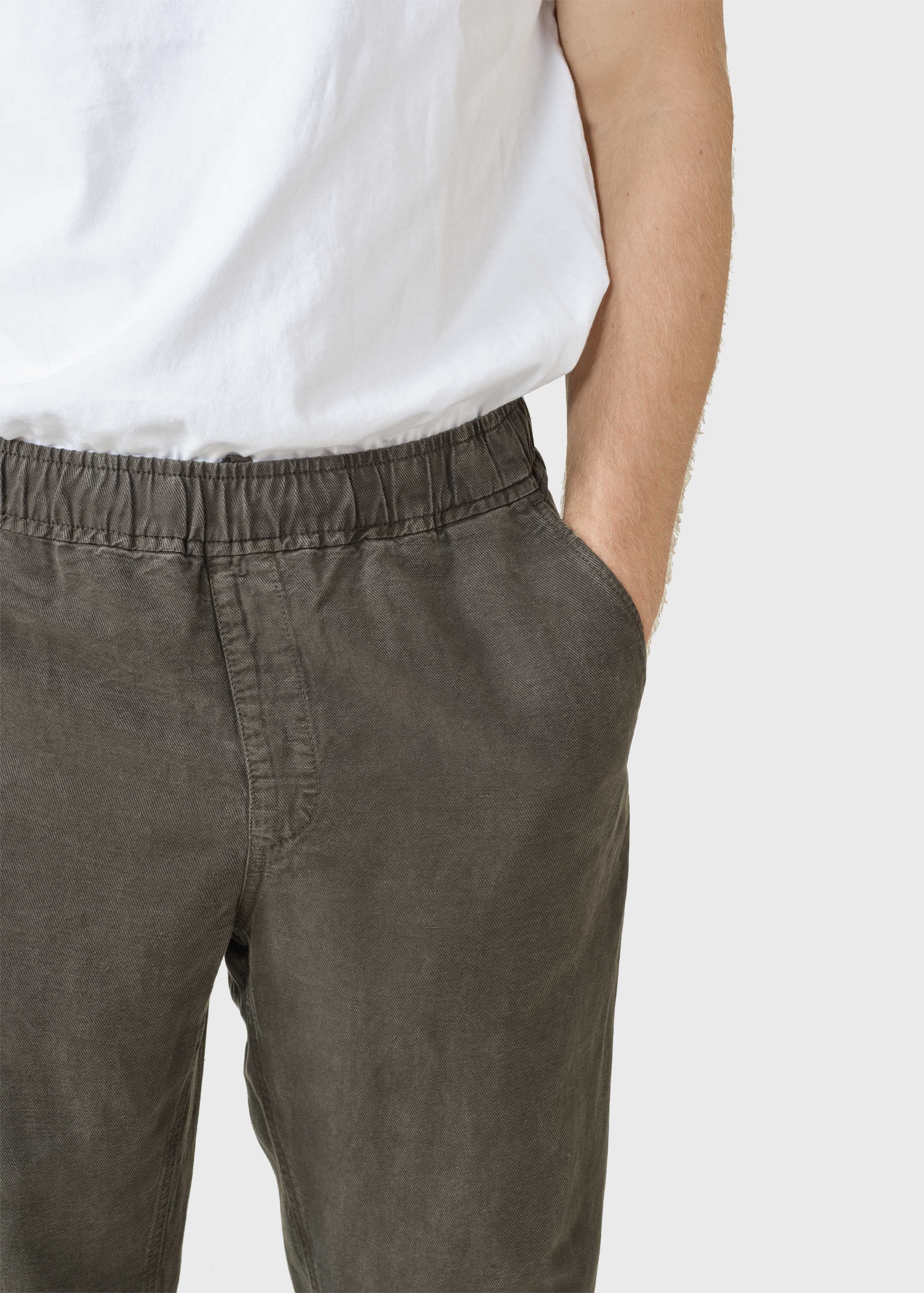 Birger Lyocell Pants - Olive