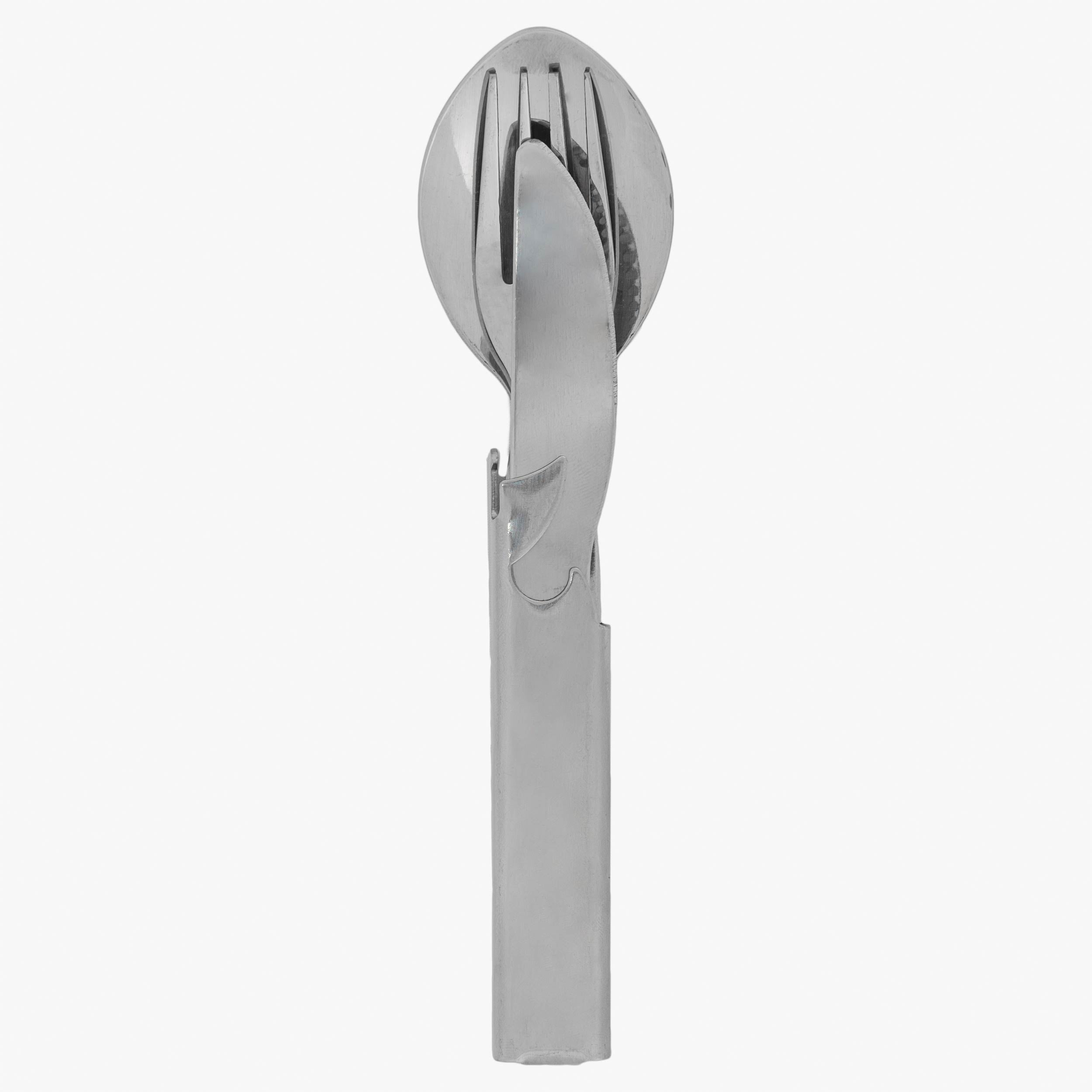 Highlander – Set aus Messern, Löffeln und Gabeln im Militärstil