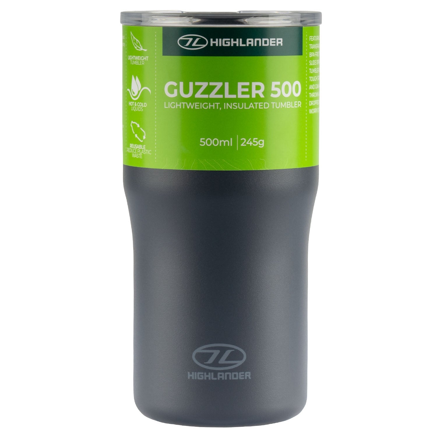 Highlander – GUZZLER 500 LEICHTER, ISOLIERTER BECHER