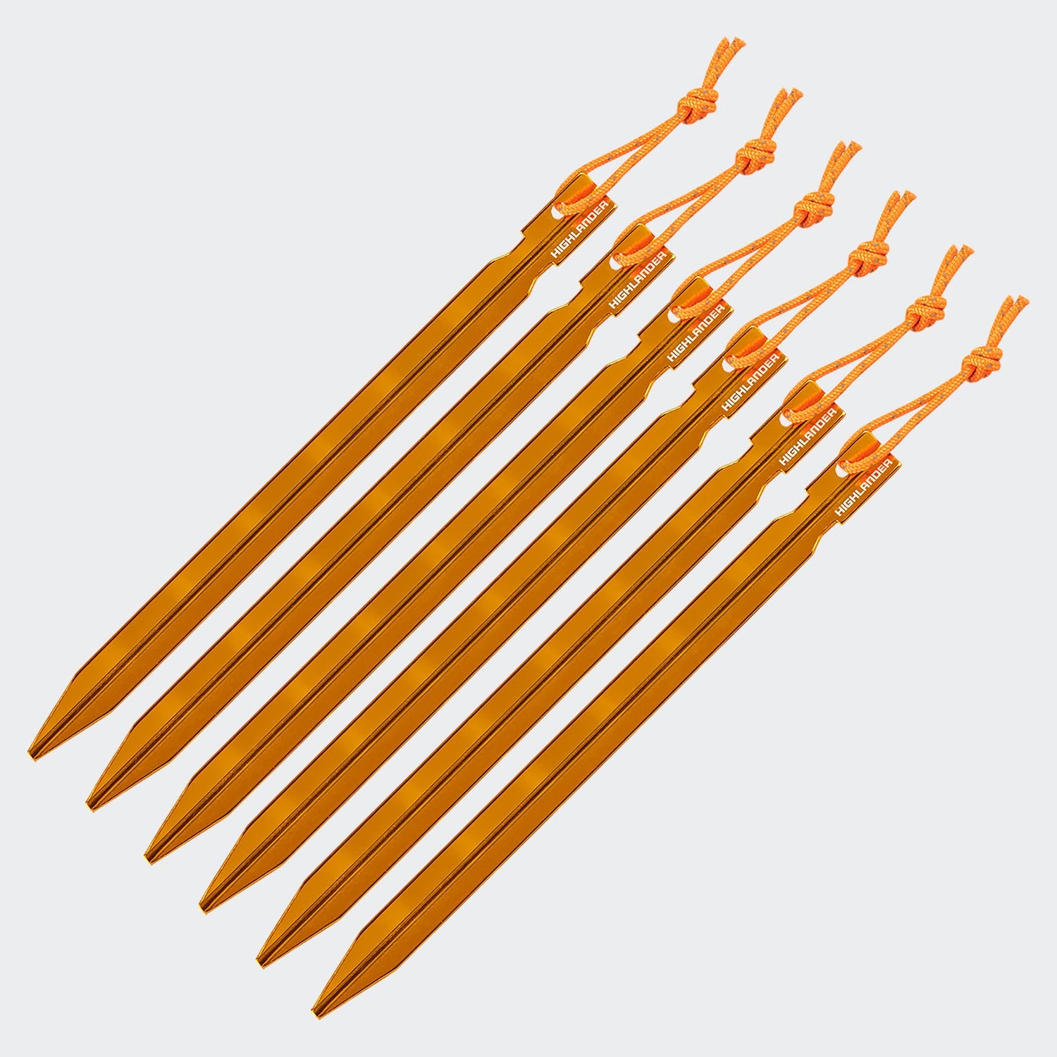 Highlander - ARROW ALUMINUM SPIKE 18CM / 7INCH - 6 PACK