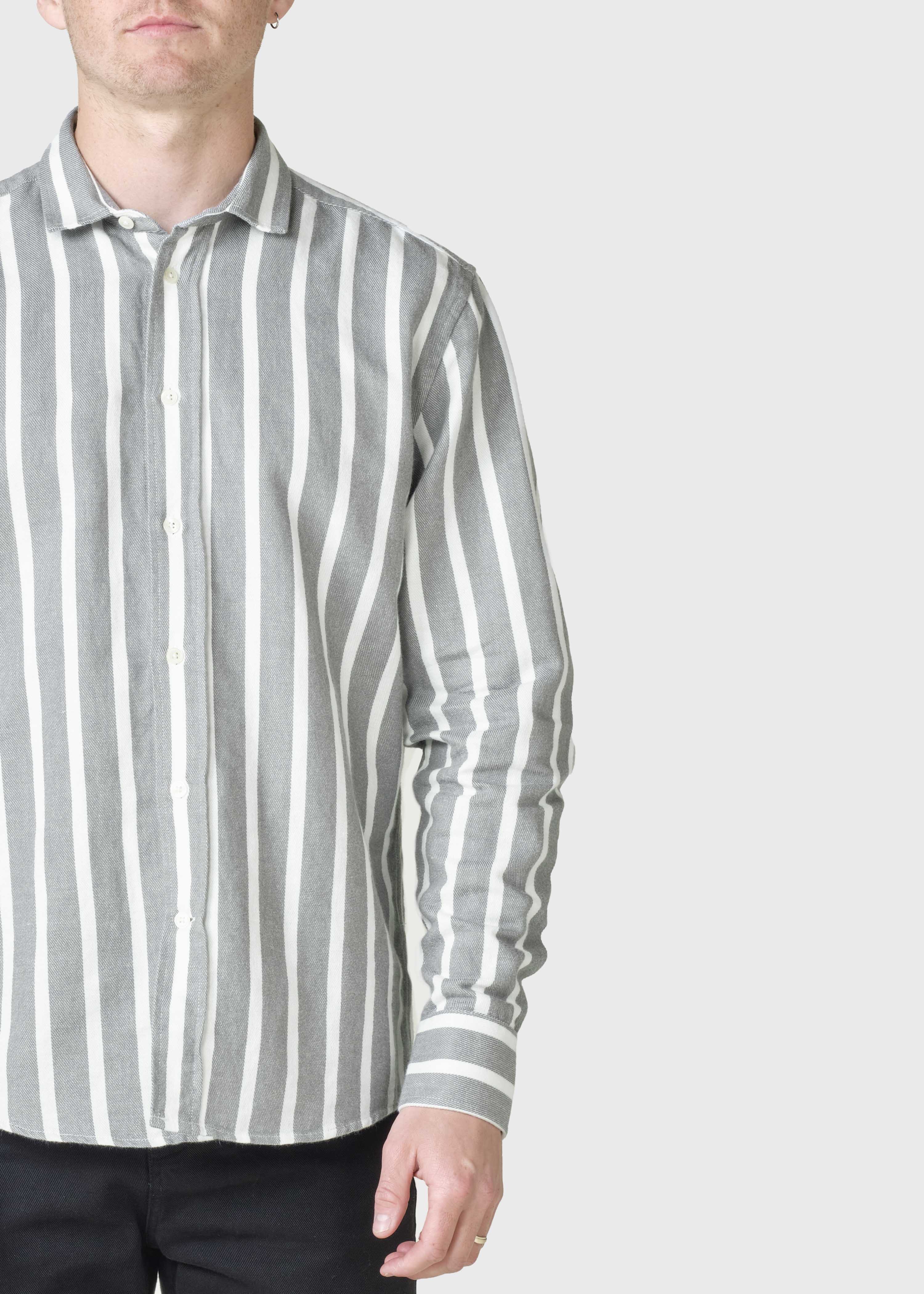 Cornelius Shirt - White/taupe