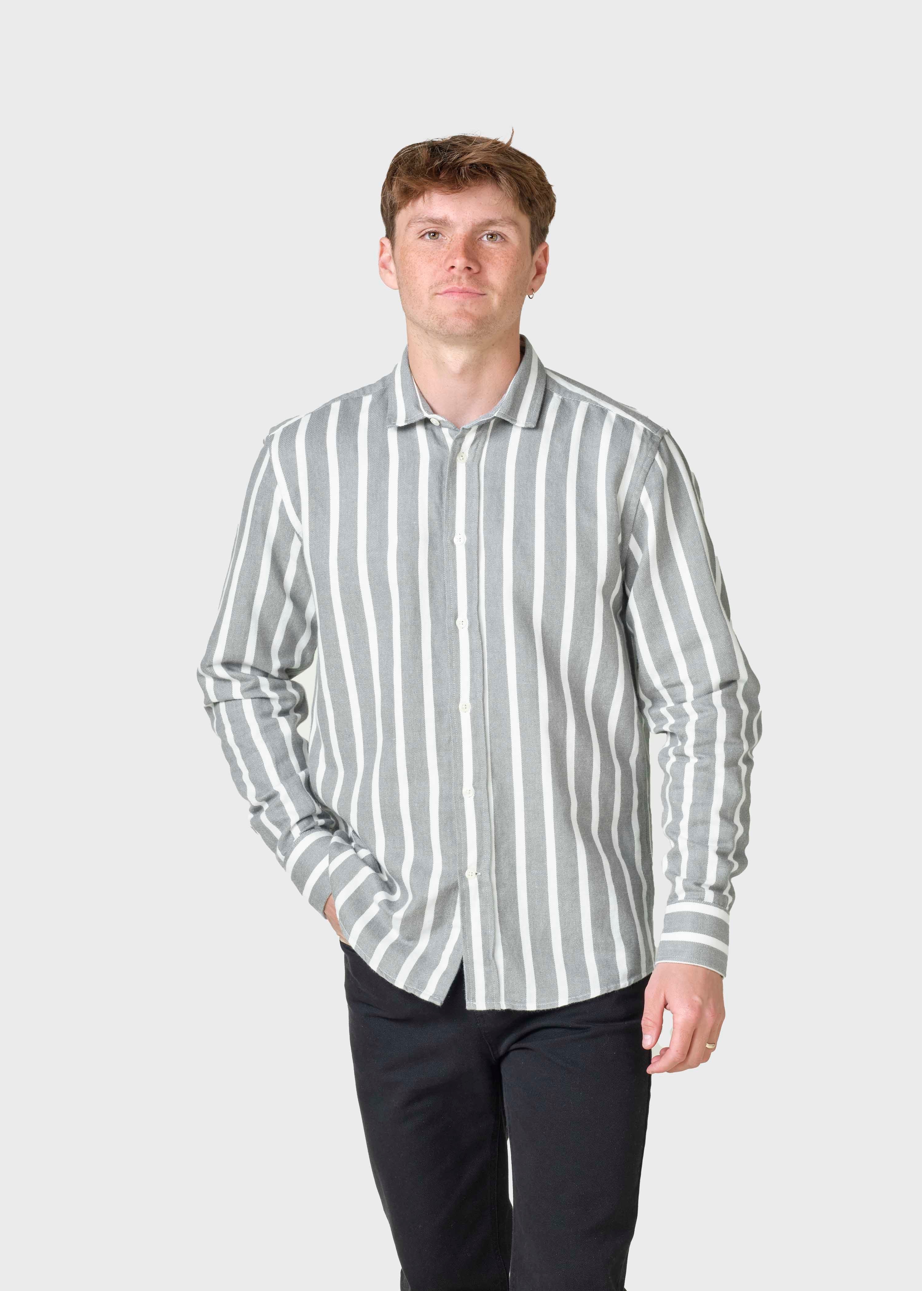 Cornelius Shirt - White/taupe