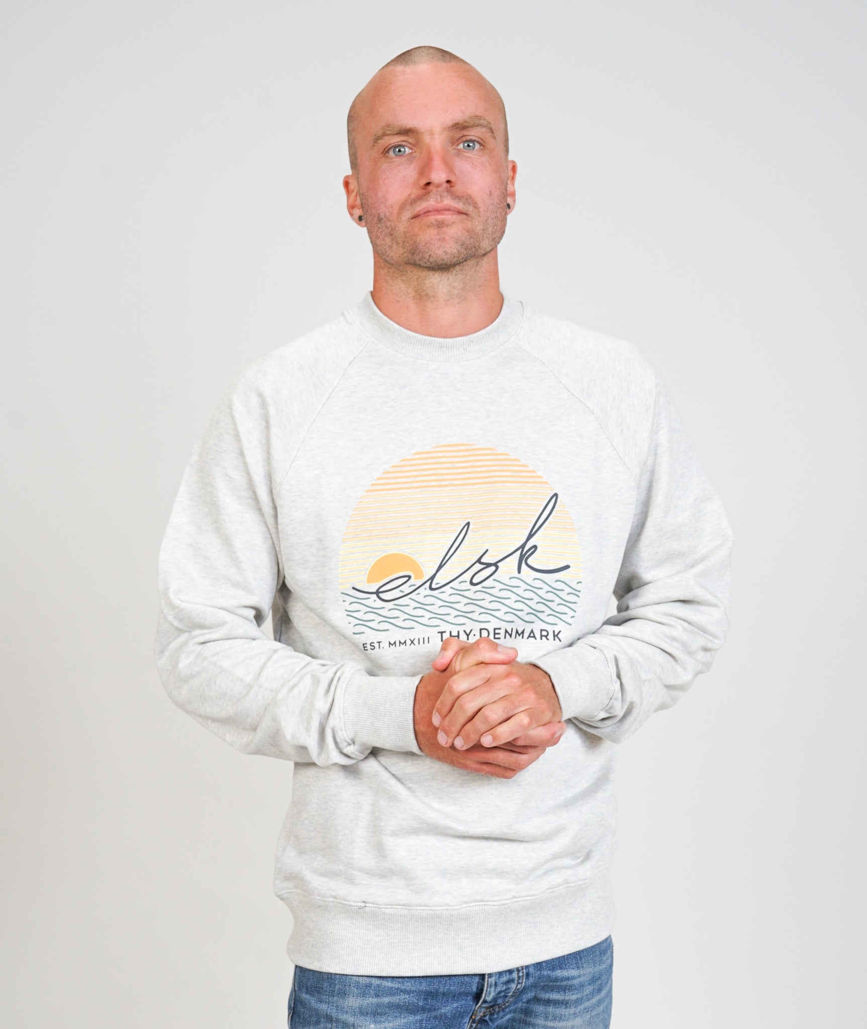 Sunsign Men'S Cross Crewneck