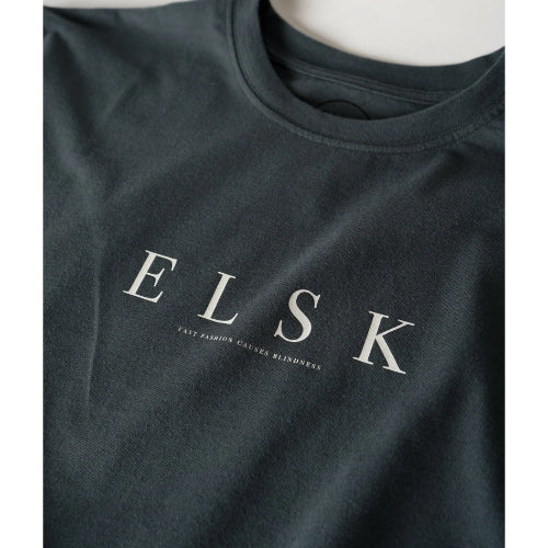 Pure gebürstetes Herren-T-Shirt – Steingrün