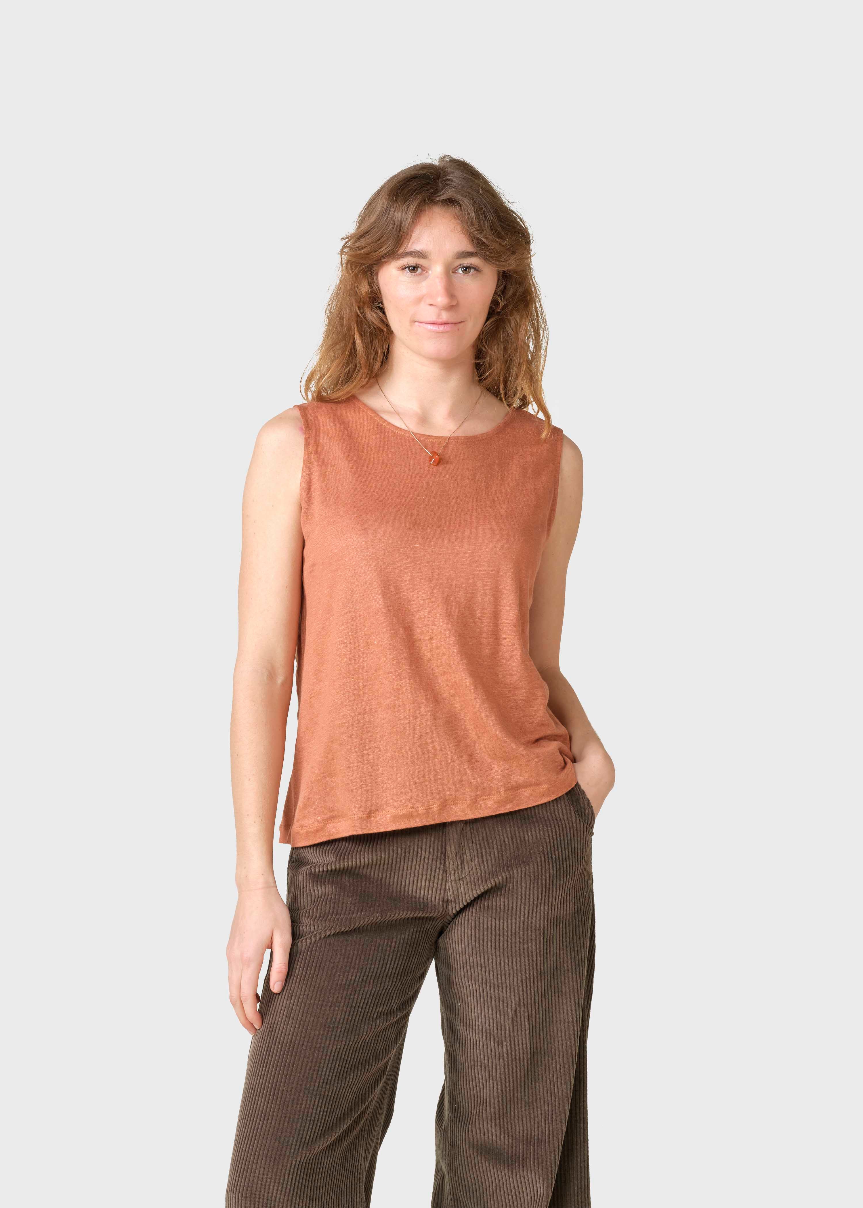 Dee Tank Top - Burnt Sienna