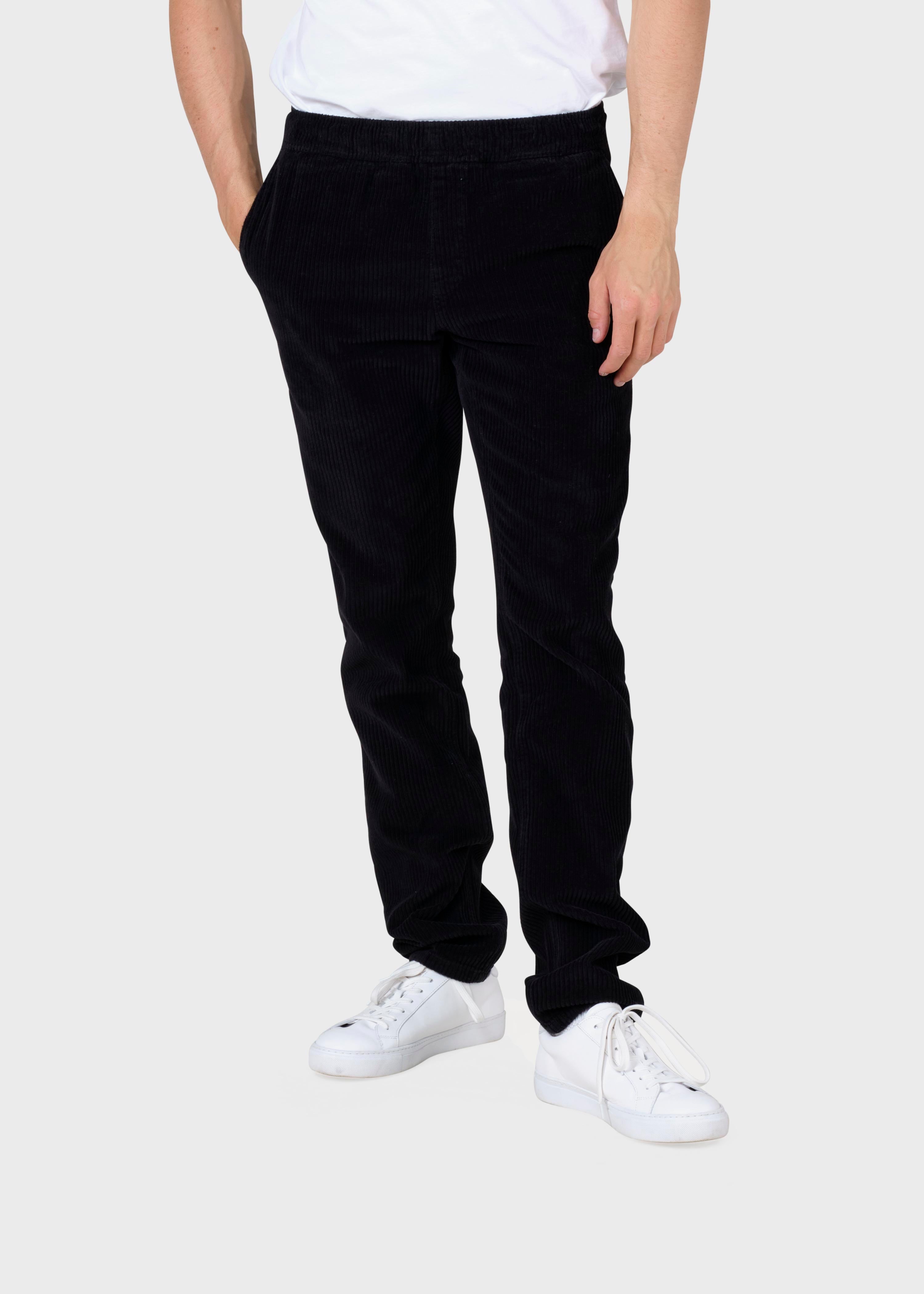 Elliot Jumbo Corduroy Chino - Black